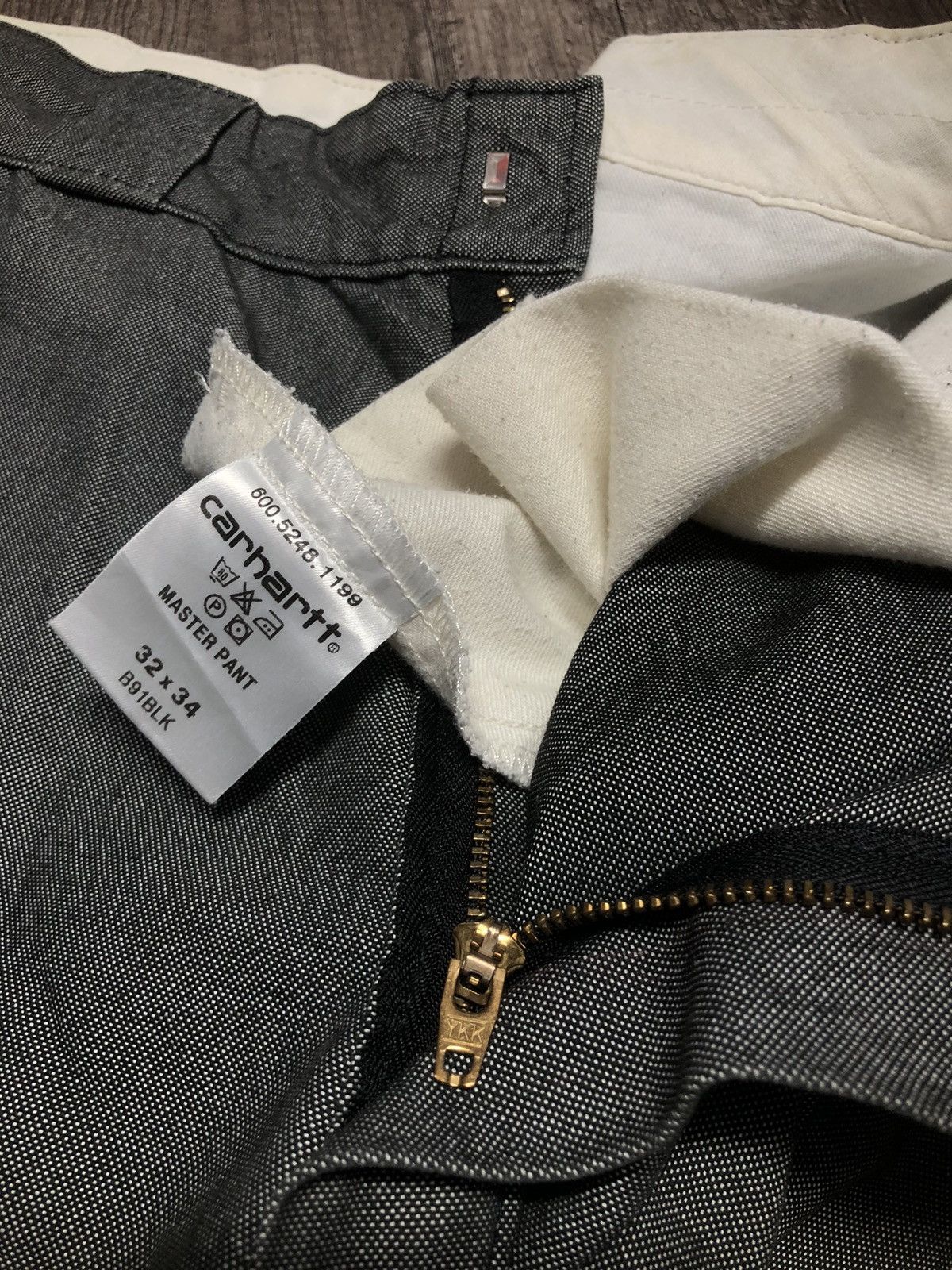 Carhartt × Vintage VINTAGE CARHARTT MASTER PANT SMART CASUAL Size US 30 / EU 46 - 10 Thumbnail
