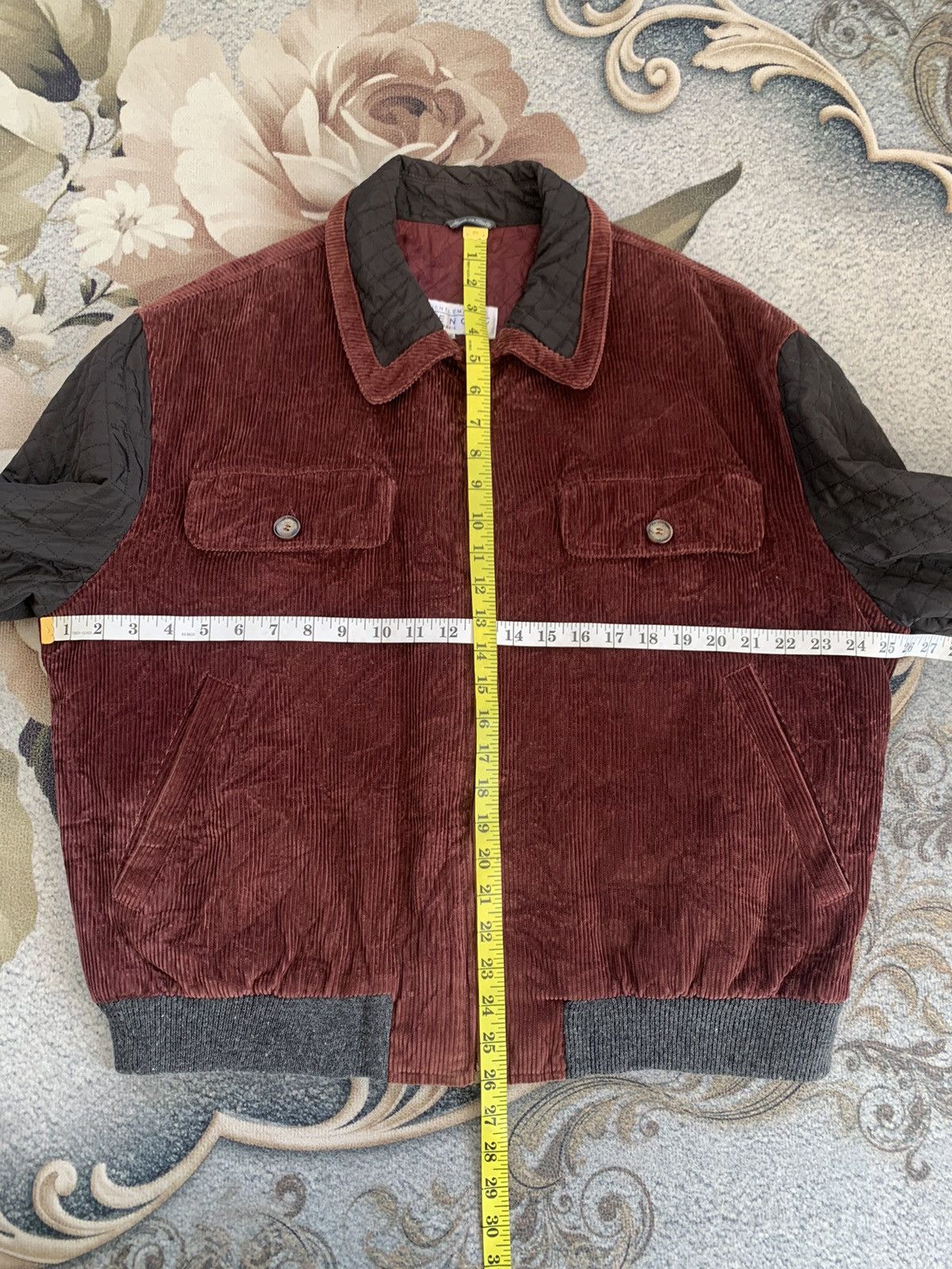 Givenchy Vintage Givenchy Gentlemen Corduroy & Quilted Jacket Size US M / EU 48-50 / 2 - 13 Thumbnail