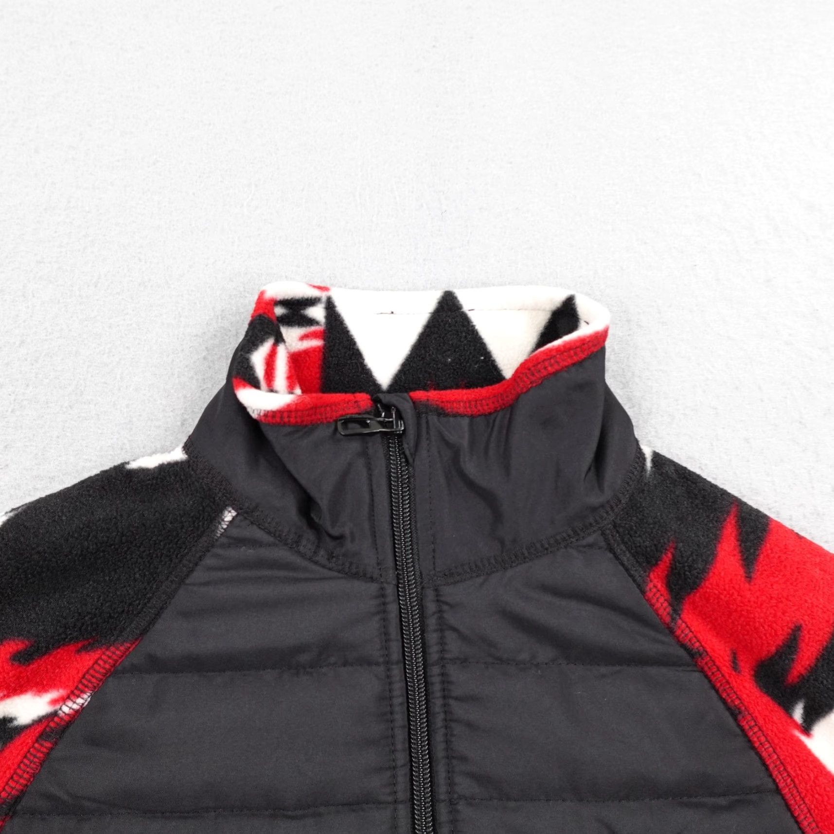 Ralph Lauren Lauren Ralph Lauren Jacket Womens Small Black Fleece Puffer Aztec Southwestern Size S / US 4 / IT 40 - 2 Thumbnail