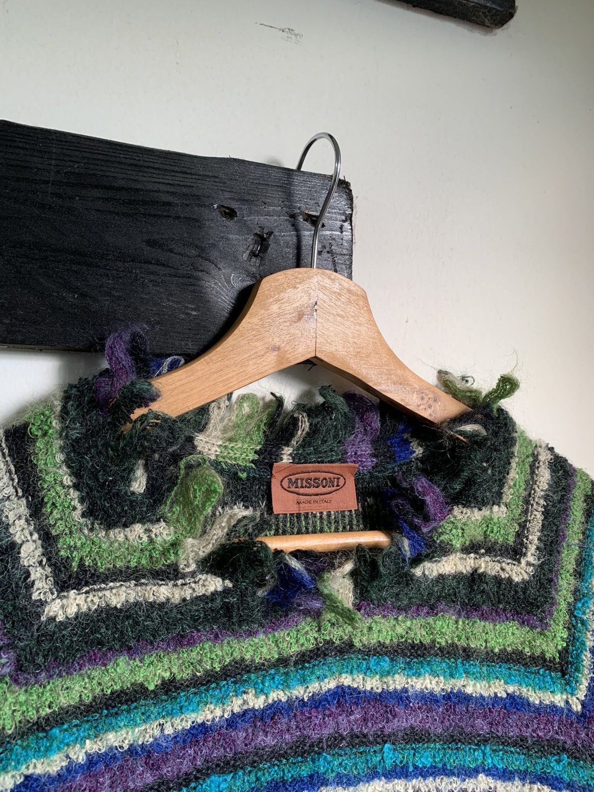 Designer × Missoni × Vintage Vintage 90s Missoni Wool Multicolour Knit Sweater Size M / US 6-8 / IT 42-44 - 5 Thumbnail