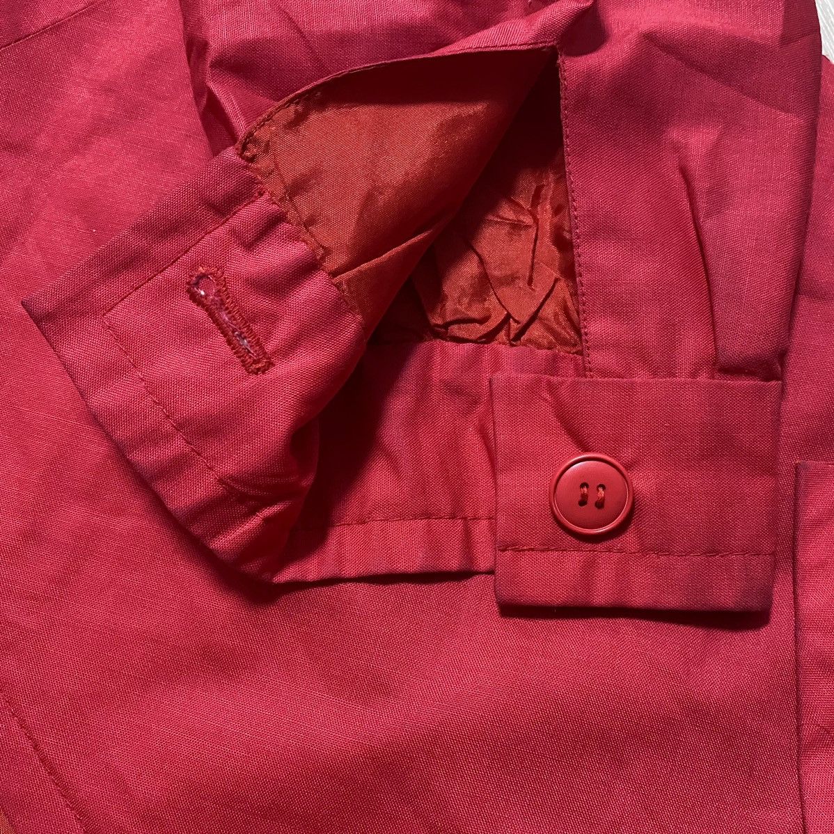 Nina Ricci 70-80’s Nina Ricci Boutique Archival Red Trench Coat Jacket Size S / US 4 / IT 40 - 18 Thumbnail