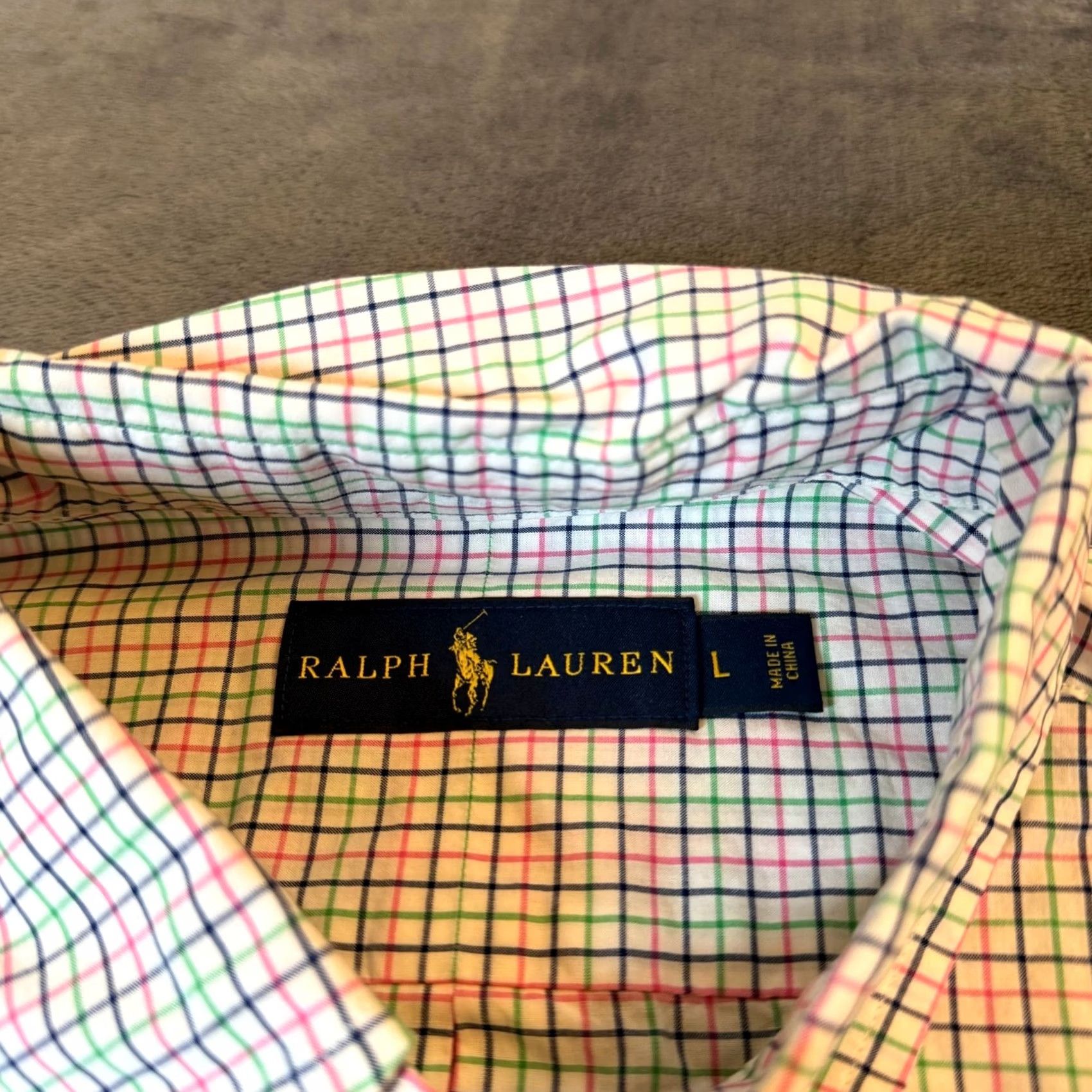 Ralph Lauren Ralph Lauren Button-Down Shirt Mens L Multicolor Tattersall Check 100% Cotton Embroidered Logo Classic Fit Size US L / EU 52-54 / 3 - 2 Thumbnail
