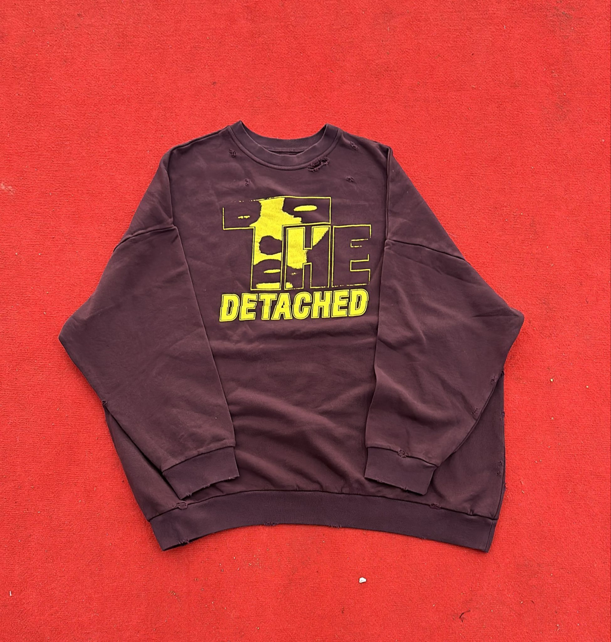 Raf Simons CC000021 The Detached Sweatshirt in Brown Size US L / EU 52-54 / 3 - 3 Thumbnail