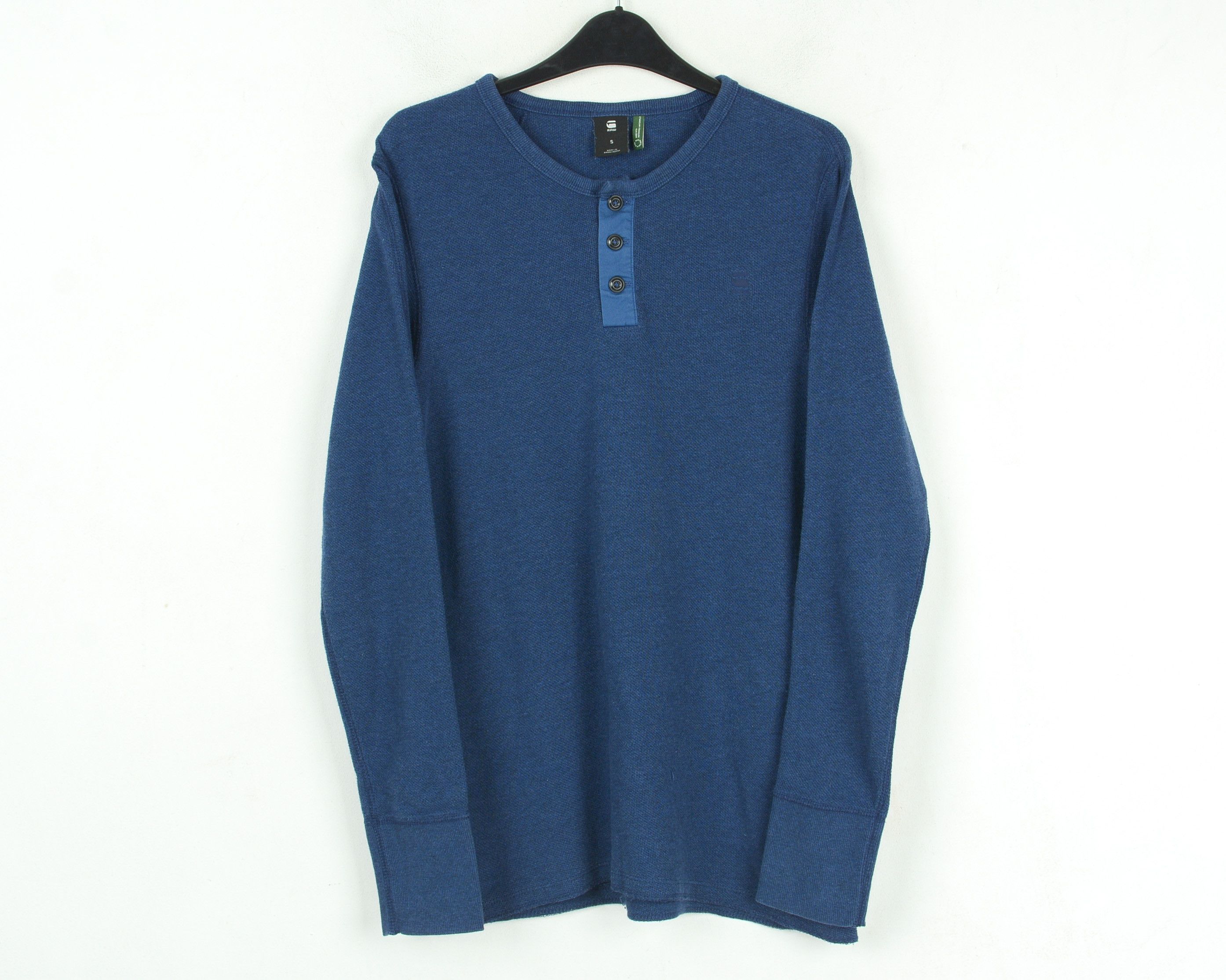 G-Star Korpaz Slim Sweatshirt Jumper Button Sweater Pullover Size US S / EU 44-46 / 1 - 1 Thumbnail