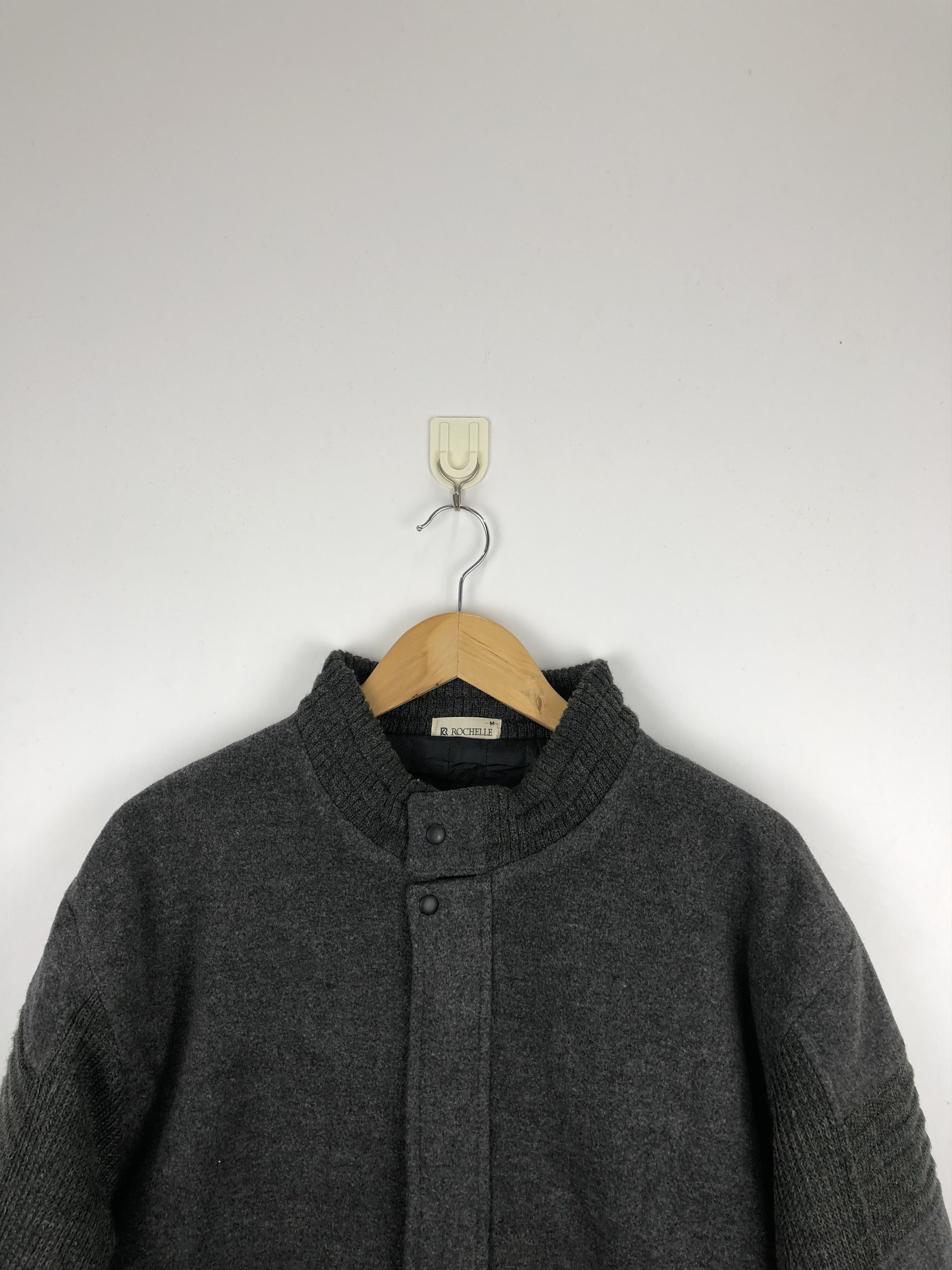 Japanese Brand Vintage Japanese Brand Wool Jacket V0451 Size US M / EU 48-50 / 2 - 2 Thumbnail