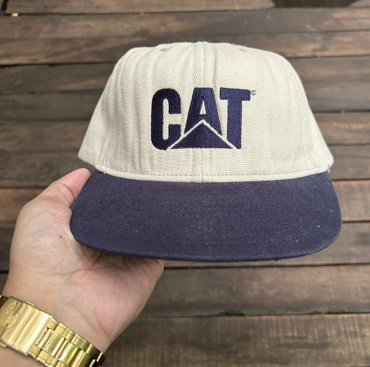 Caterpillar × Vintage Vintage Hats Caterpillar Size ONE SIZE - 1 Thumbnail