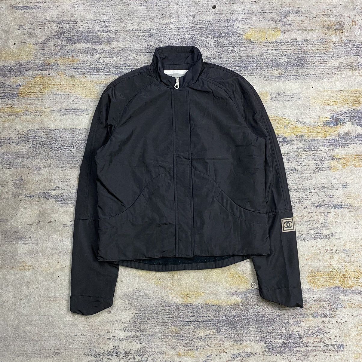 Vintage 2002 Chanel zip up jacket
