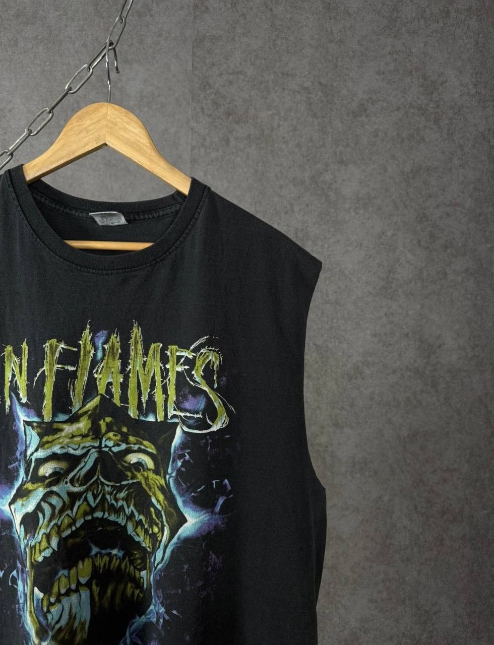Band Tees In Flames rock band tank top Size US XL / EU 56 / 4 - 2 Thumbnail