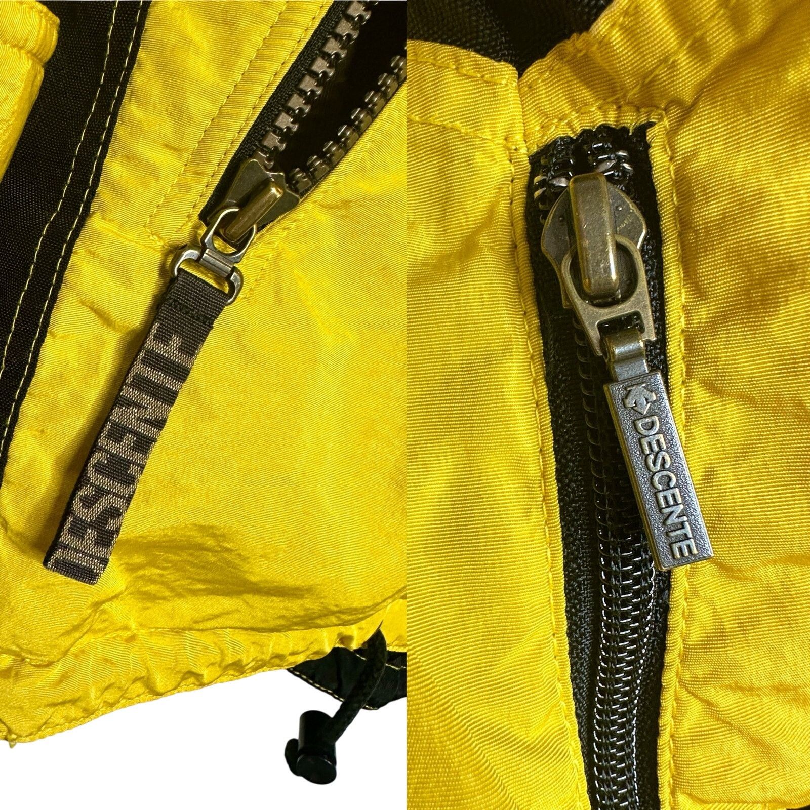 Descente Descente 90s Rare VNTG HalfZip Yellow Parka Aztec Ski Jacket Size US M / EU 48-50 / 2 - 11 Thumbnail