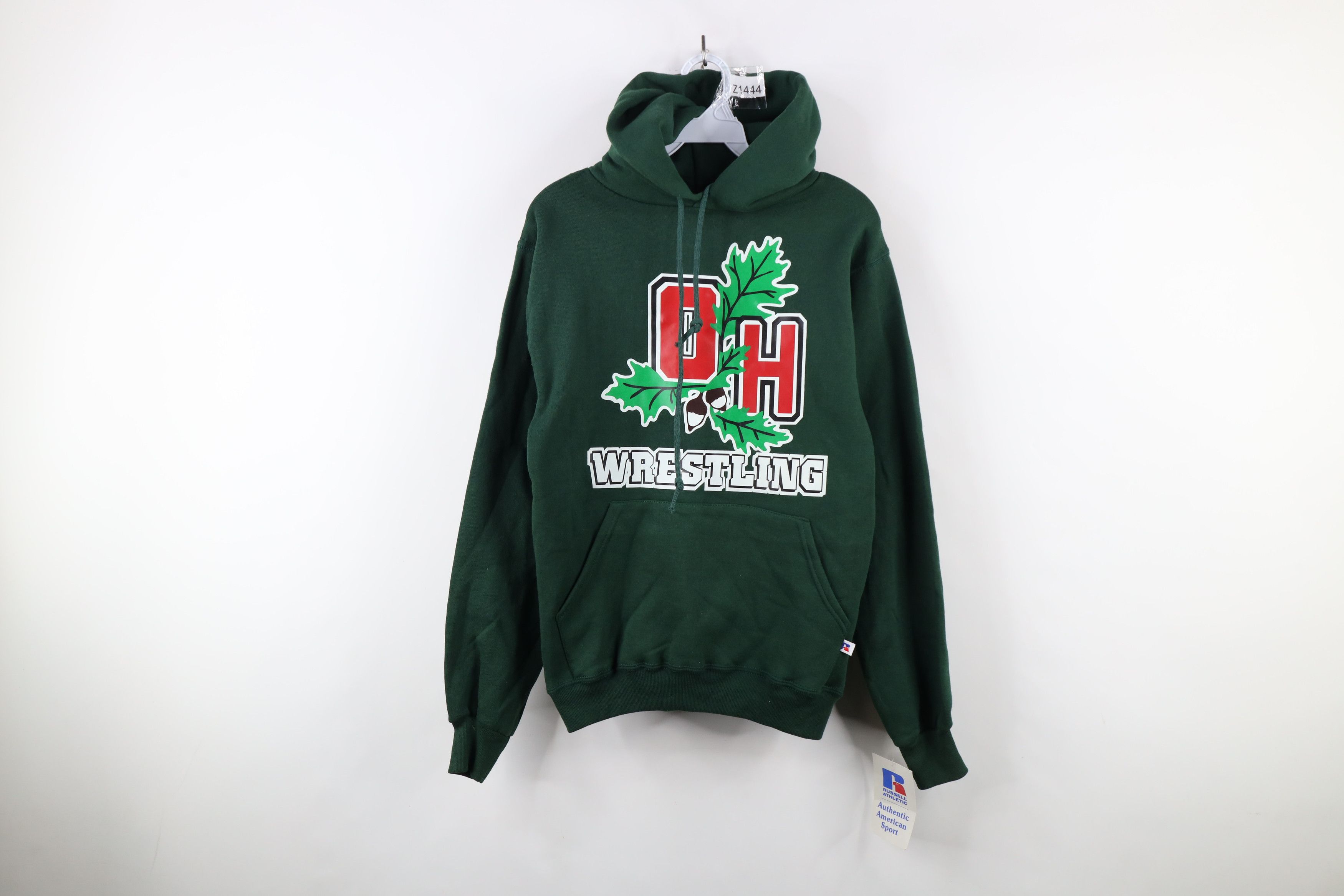 Russell Athletic NOS Vintage 90s Russell Athletic University Wrestling Hoodie Size US S / EU 44-46 / 1 - 1 Thumbnail