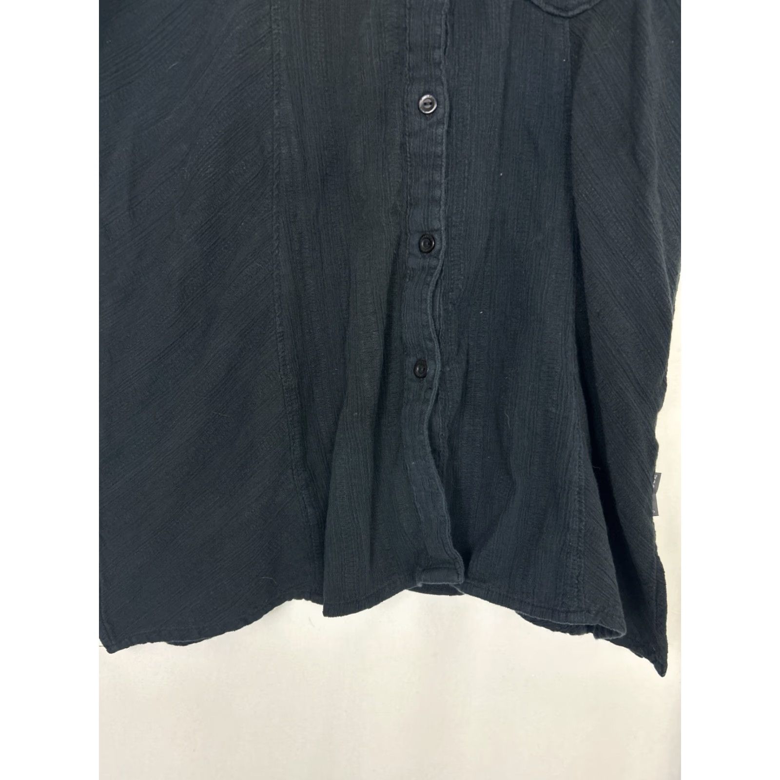 Vintage VINTAGE Woolrich Shirt Tunic Womens Black 100% Cotton Sleeveless Button-Up M Size M / US 6-8 / IT 42-44 - 5 Thumbnail
