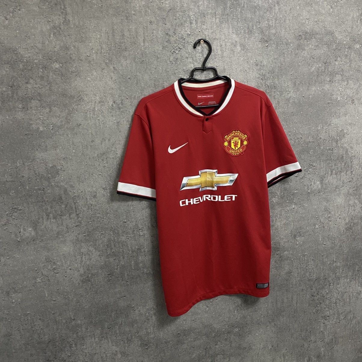 Nike Vintage Nike Manchester United 2014 Home Jersey Soccer Size US L / EU 52-54 / 3 - 3 Thumbnail