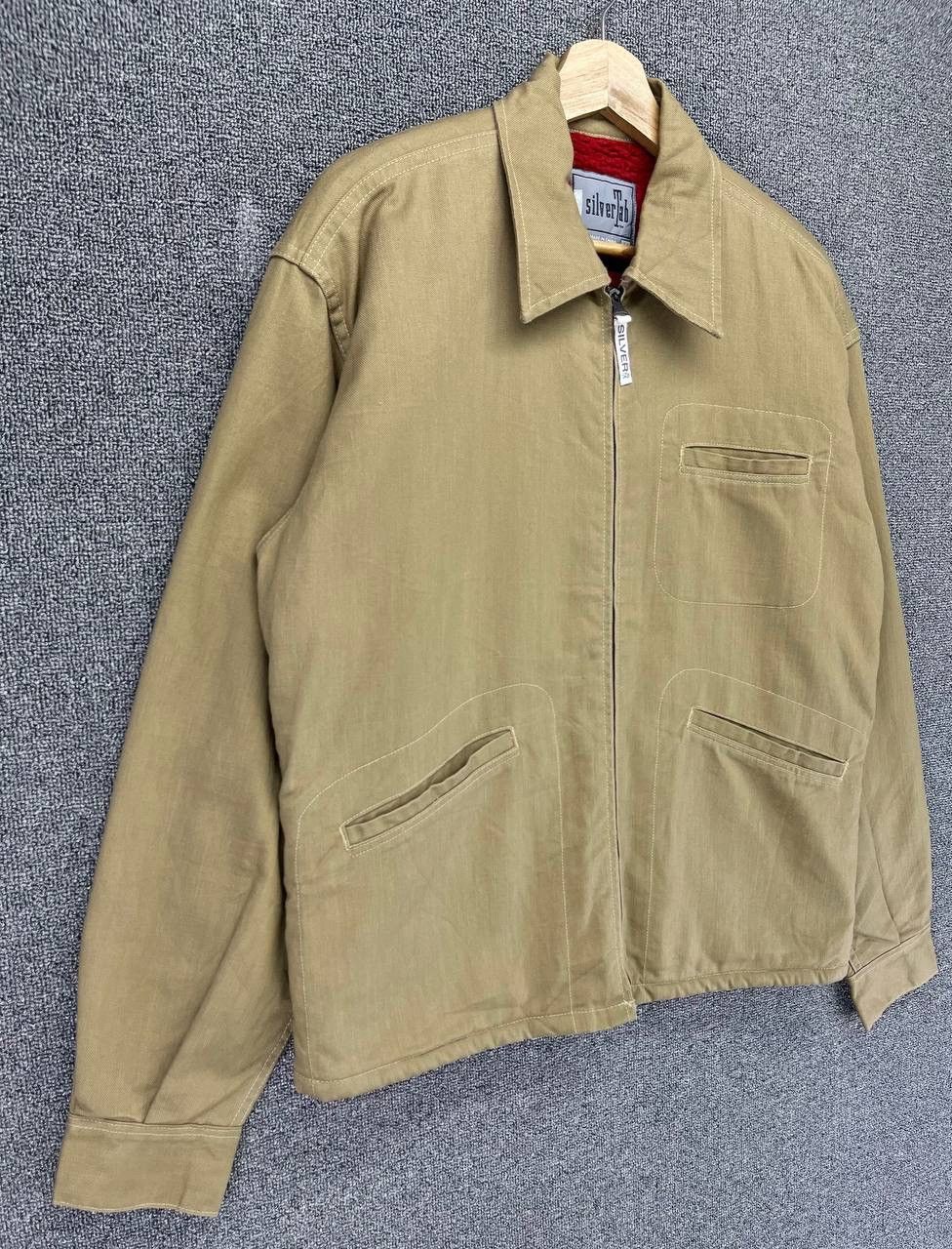 Levi's Vintage Levis Silver Tab Rare Zip Up Chore Jacket Size US M / EU 48-50 / 2 - 2 Thumbnail