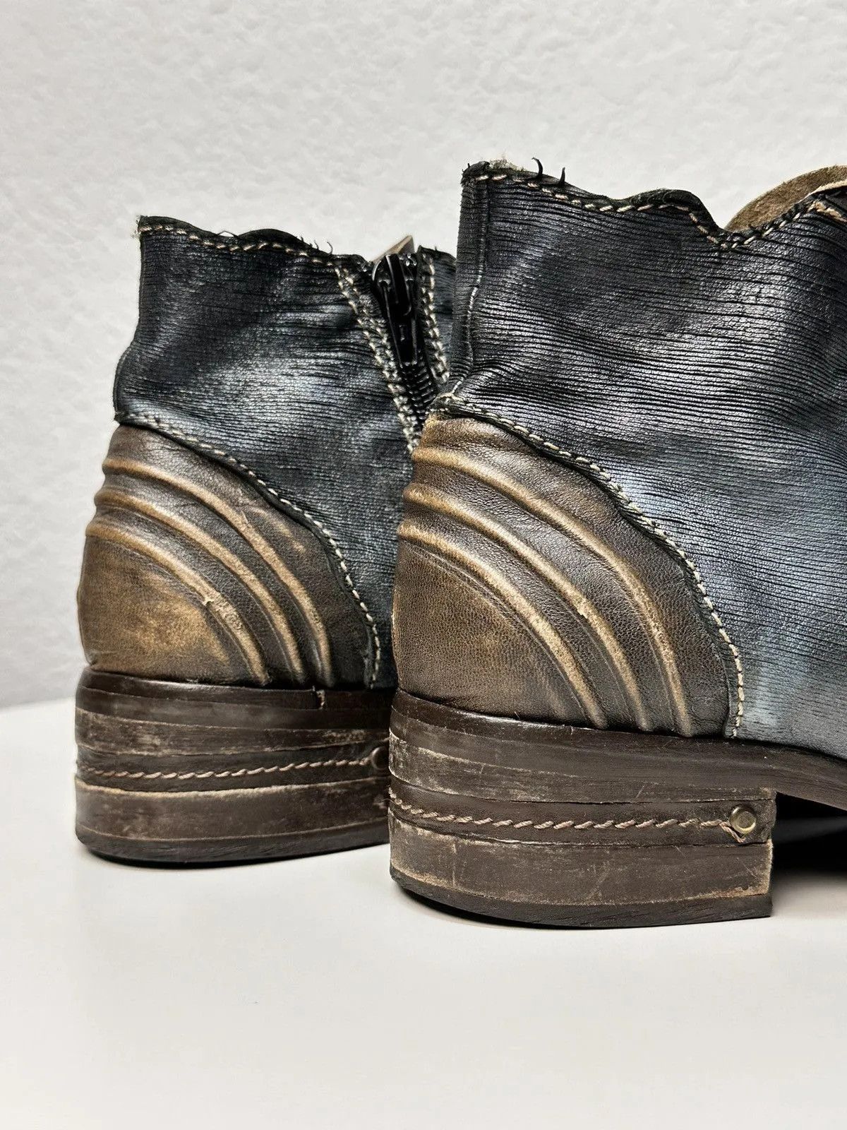 A.S.98 Combat Boots Dolce & Gabbana brown leather Avantgarde AS98 Size US 8 / EU 41 - 5 Thumbnail