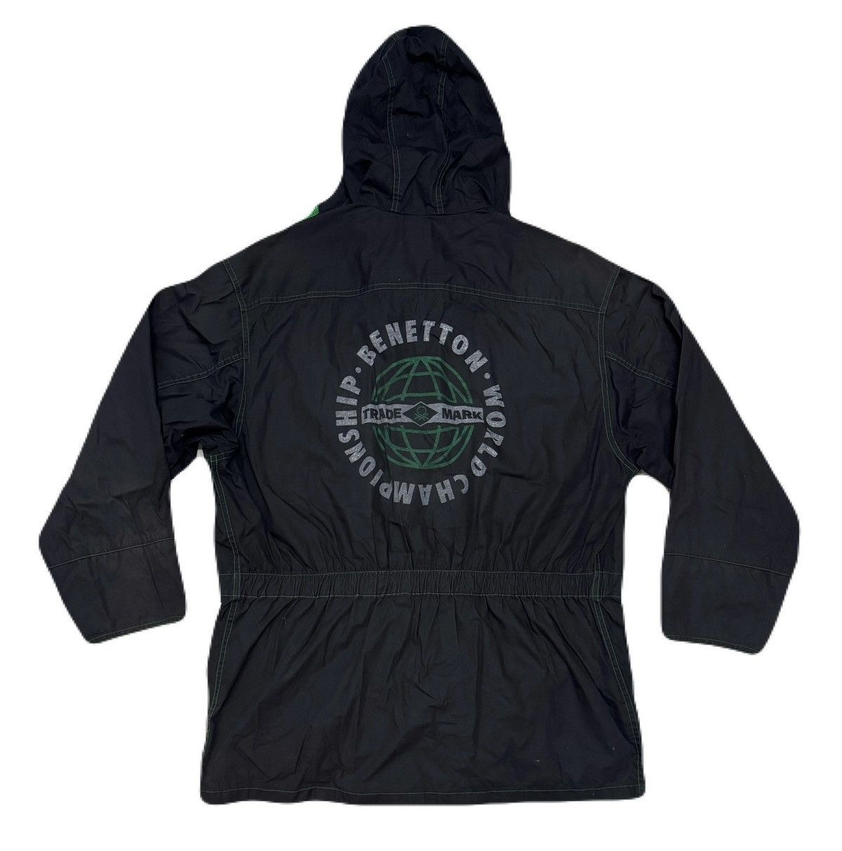 Benetton Rare BENETTON FORMULA Windbreaker/Jacket/Parka Size US XL / EU 56 / 4 - 2 Thumbnail