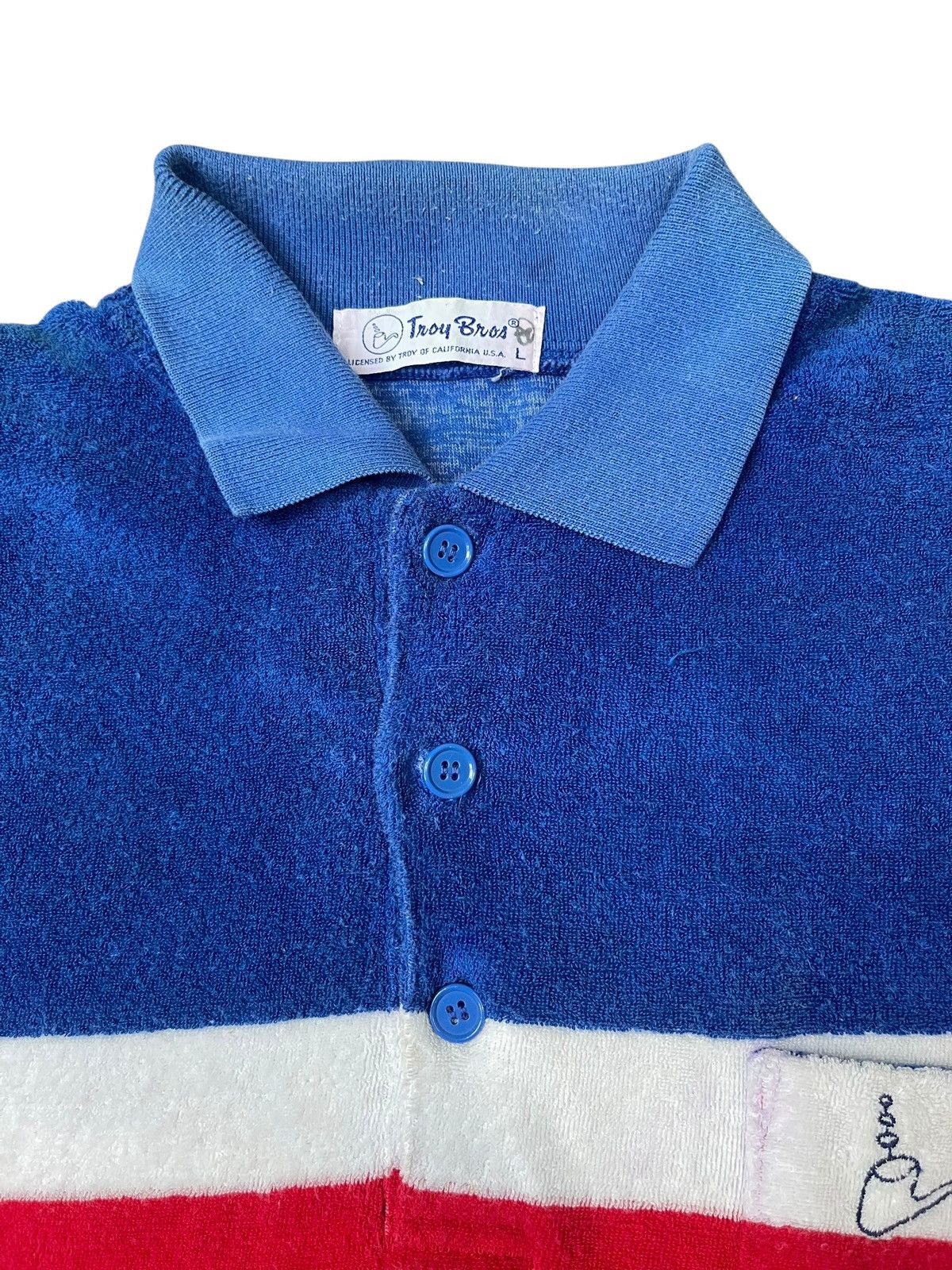 Japanese Brand Vintage Troy Bros Polo Tee Size US L / EU 52-54 / 3 - 4 Thumbnail