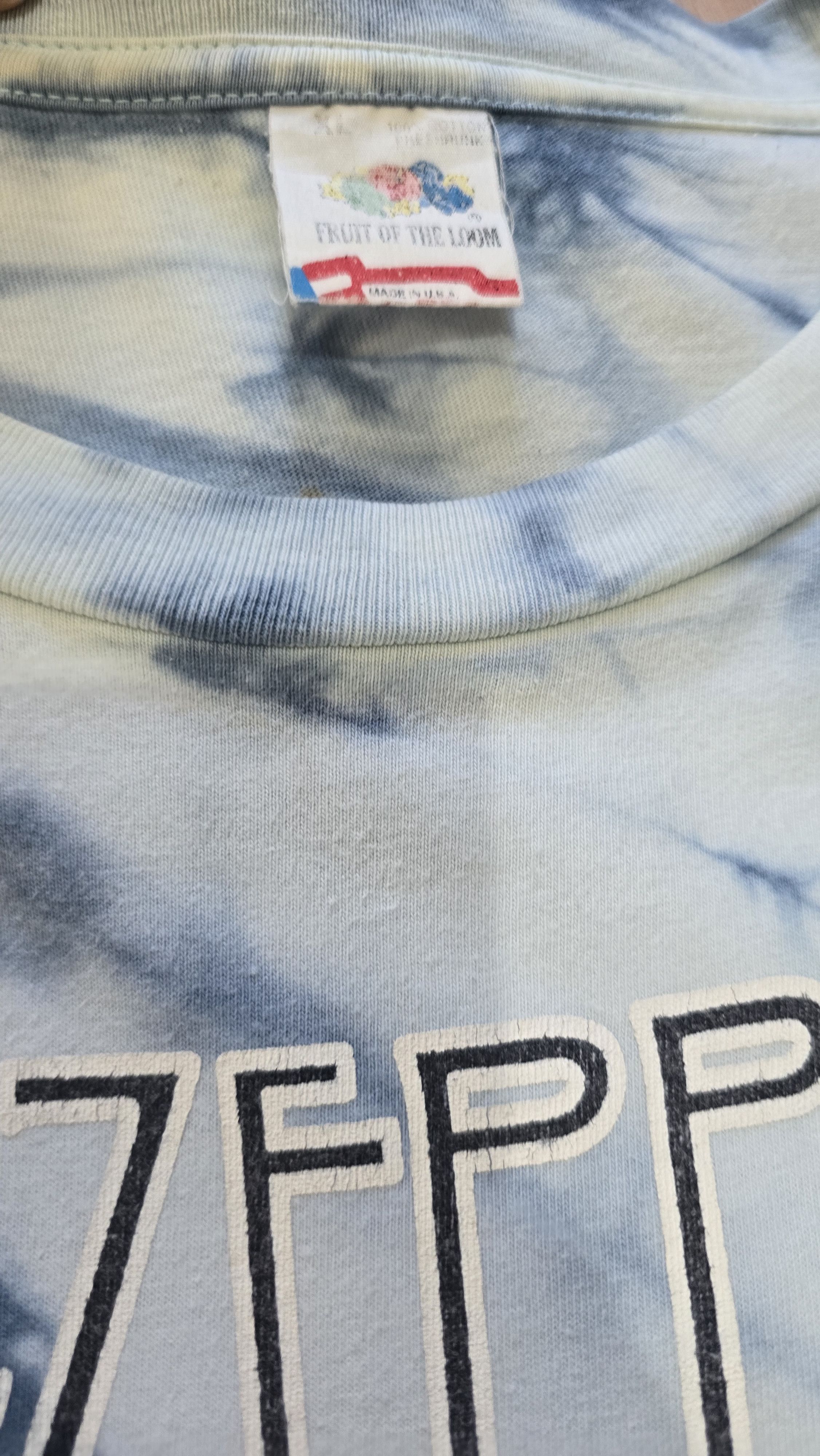 Band Tees × Fruit Of The Loom × Vintage Led Zeppelin Size US XL / EU 56 / 4 - 3 Thumbnail
