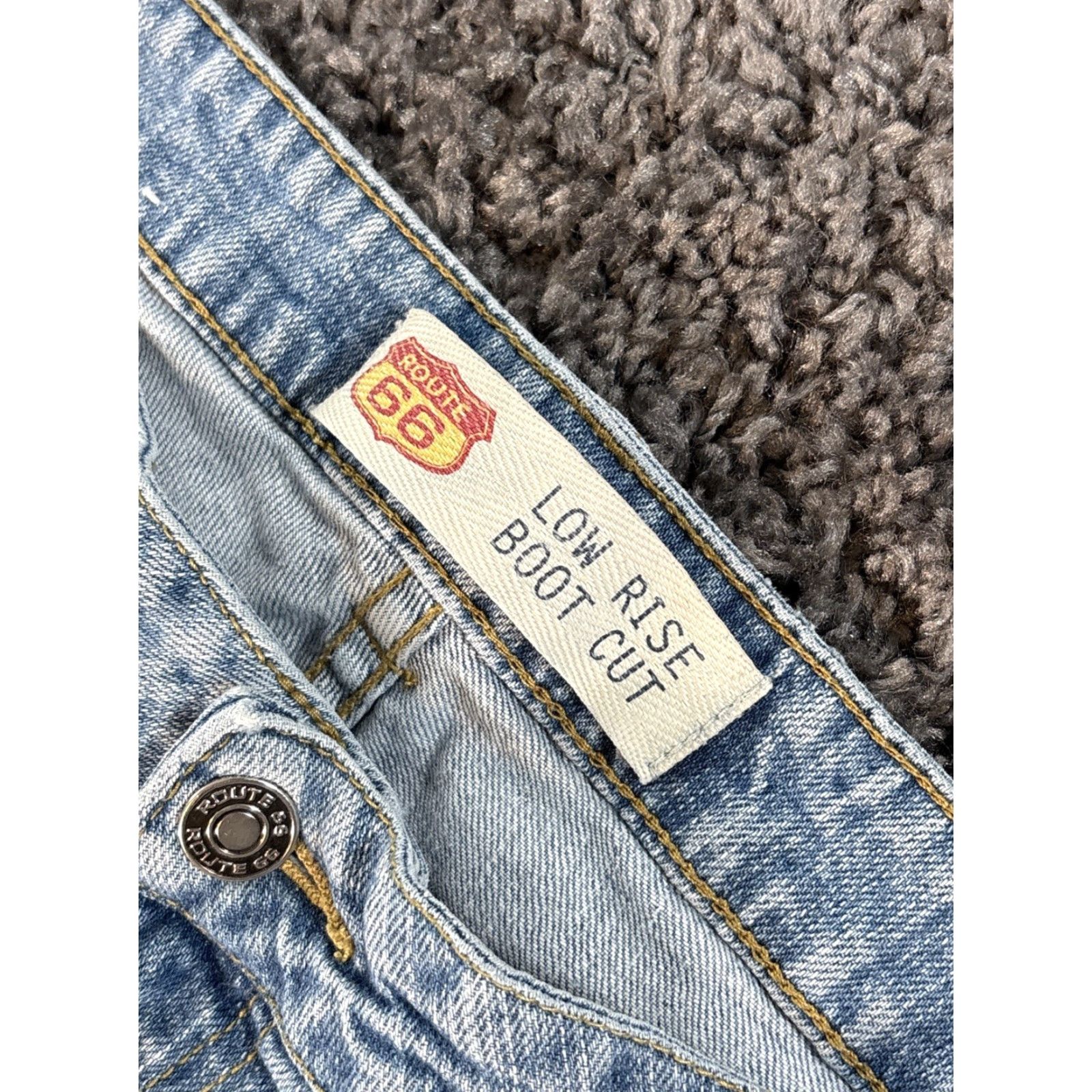 Vintage VINTAGE Aeropostale Jeans Flared Low Rise Womens 34x30 Blue Light Wash Distressed 90s Y2K Womens Size 24" / US 00 / IT 34 - 6 Thumbnail