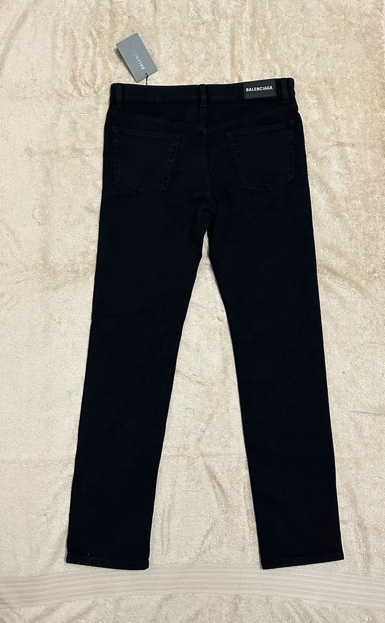 Balenciaga Balenciaga Black Denim Pants Size US 31 - 1 Thumbnail