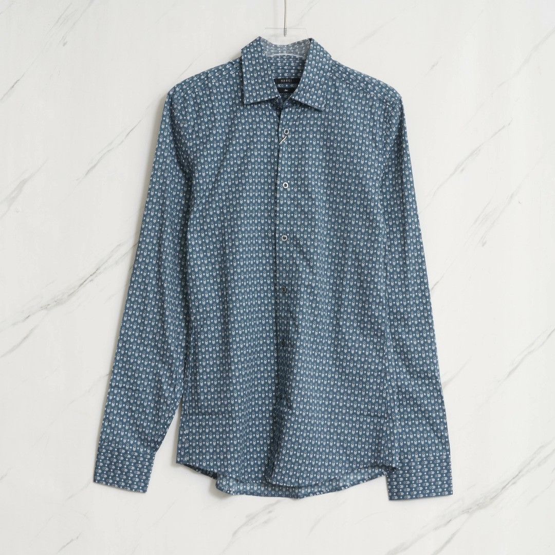 Gucci Gucci Men's Letter Arrow Print Shirt Size US M / EU 48-50 / 2 - 1 Thumbnail