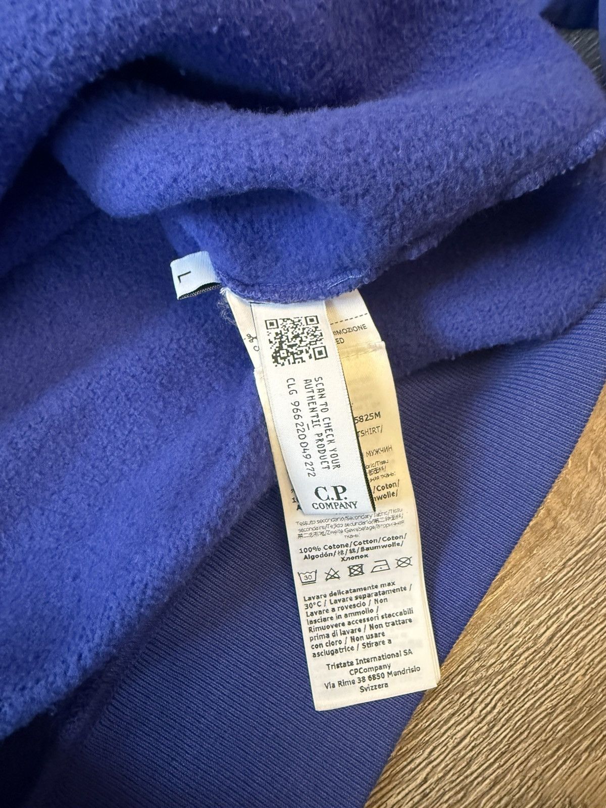 C.P. Company × Palace Palace x C.P. Company Hood Bright Cobalt Size US L / EU 52-54 / 3 - 5 Thumbnail