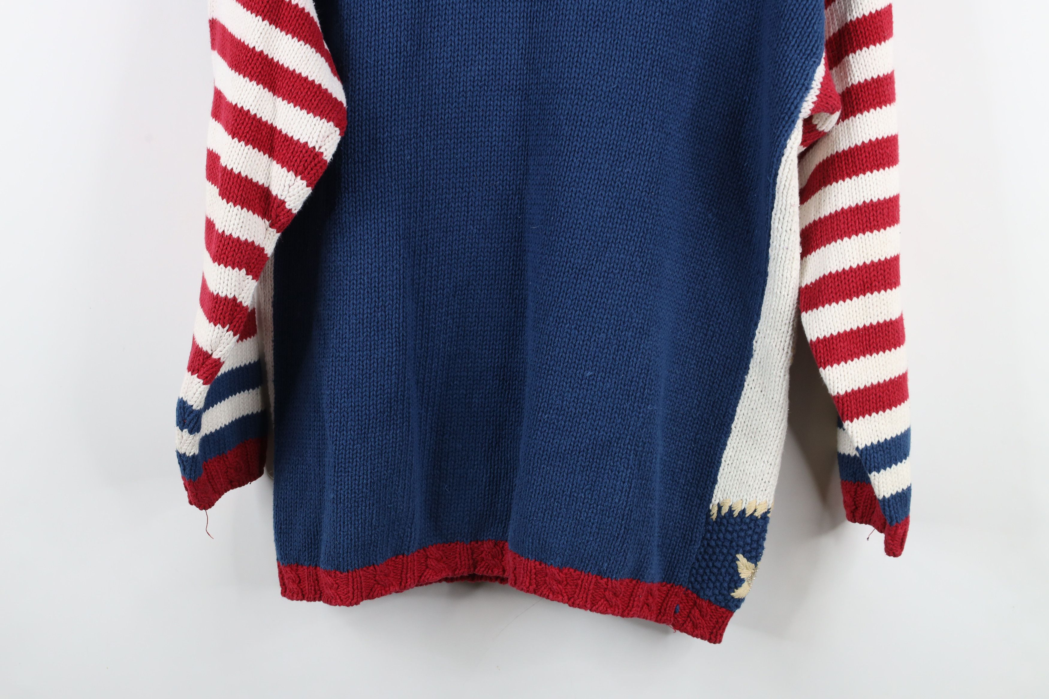 Vintage Vintage 90s Streetwear Flower Boat Anchor Cardigan Sweater Size M / US 6-8 / IT 42-44 - 14 Thumbnail