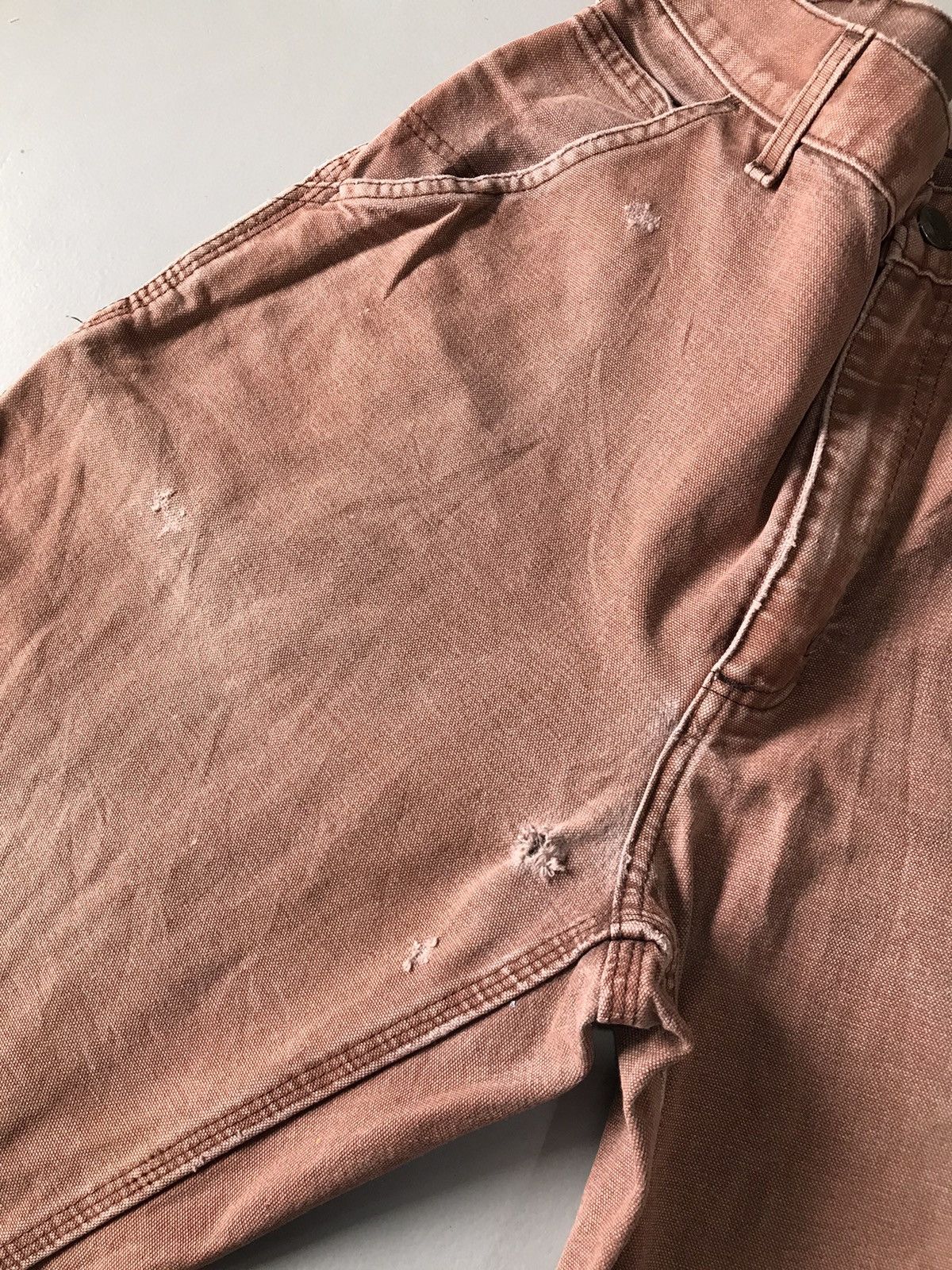Carhartt Vintage Carhartt carpenter damaged workwear denim Size US 36 / EU 52 - 6 Thumbnail