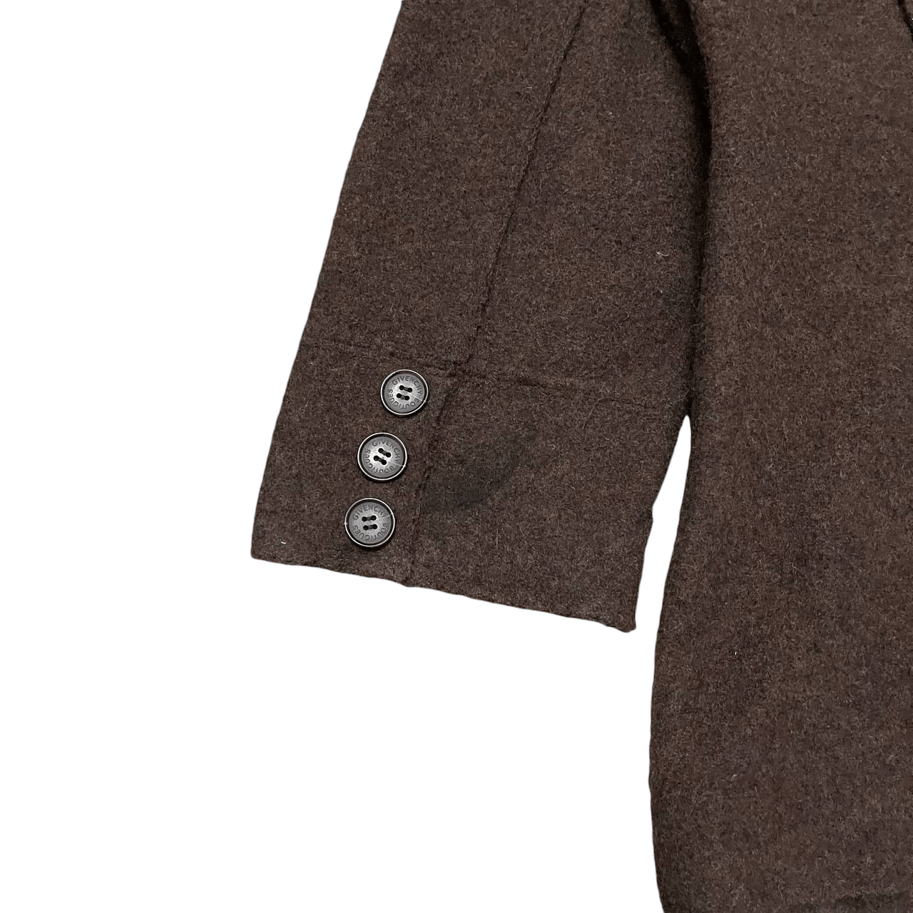 Givenchy Vintage Givenchy Boutiques Wool Coat Brown Size M / US 6-8 / IT 42-44 - 11 Thumbnail