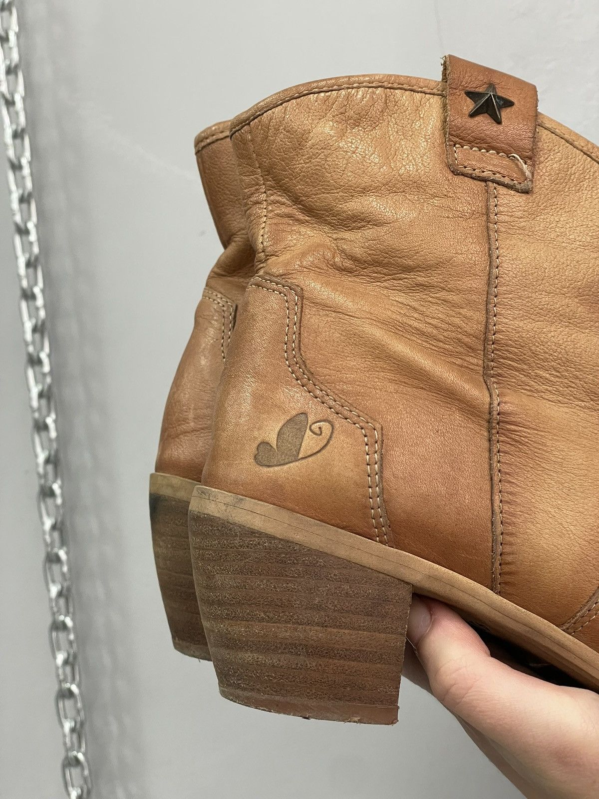 Western Rise Rare leather western boots guidi style 90s texas archive Size US 8 / EU 41 - 4 Thumbnail