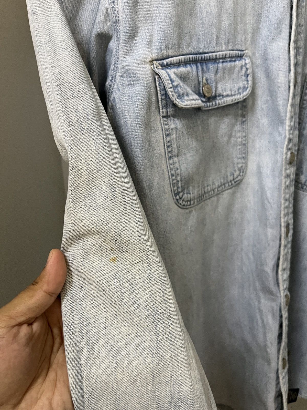 RRL Ralph Lauren RRL Ralph Lauren Denim Shirt Size US L / EU 52-54 / 3 - 18 Thumbnail