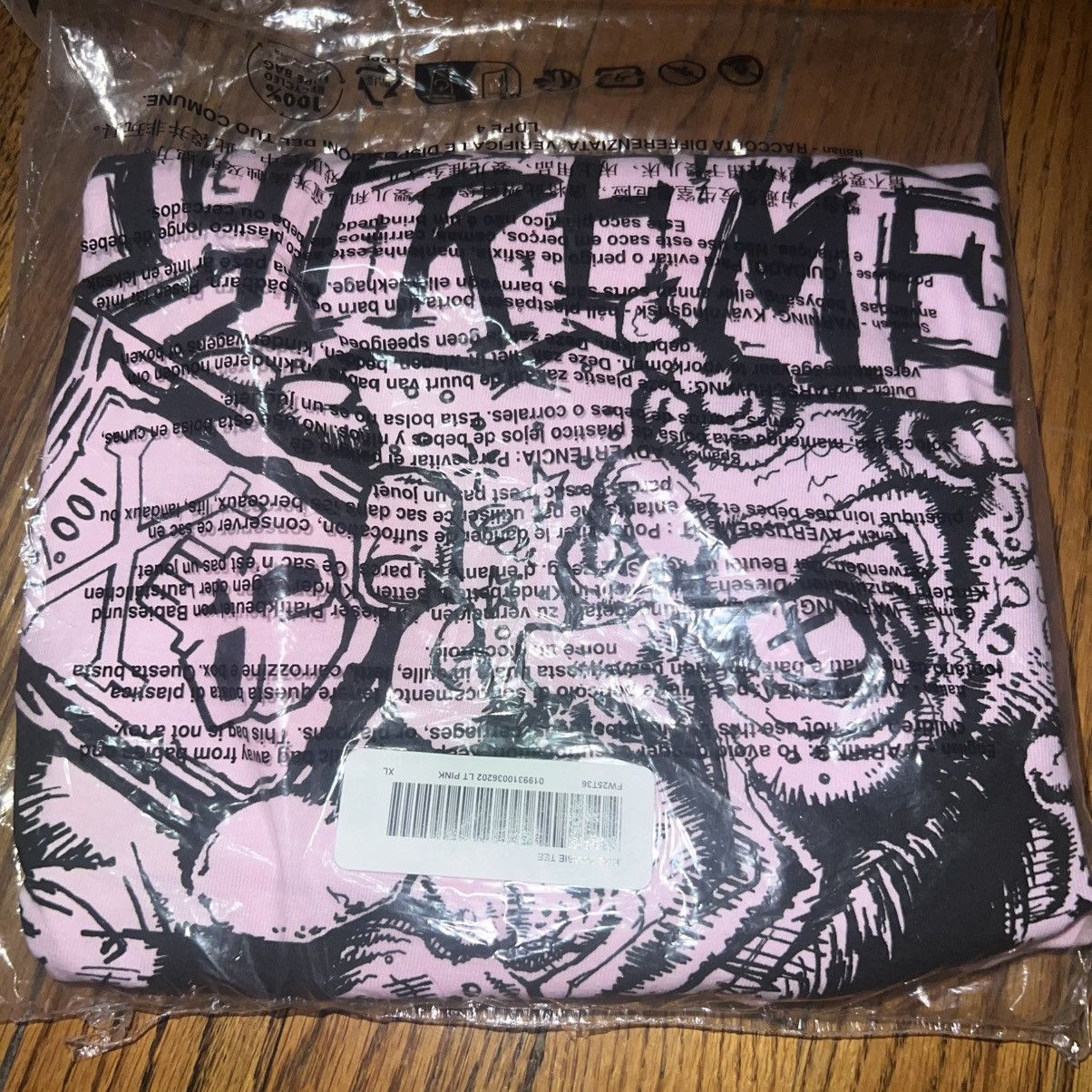 Supreme Supreme Fuckin Blowout Rob Zombie Tee Pink size: XL Size US XL / EU 56 / 4 - 5 Thumbnail