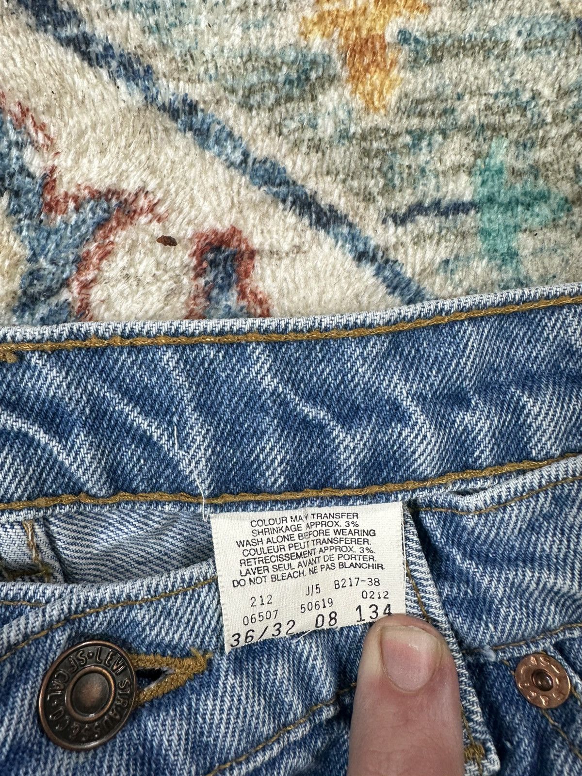 Levi's × Vintage Vintage Levi’s Orange Tab Light Wash Jeans Size 36 Size US 36 / EU 52 - 5 Thumbnail