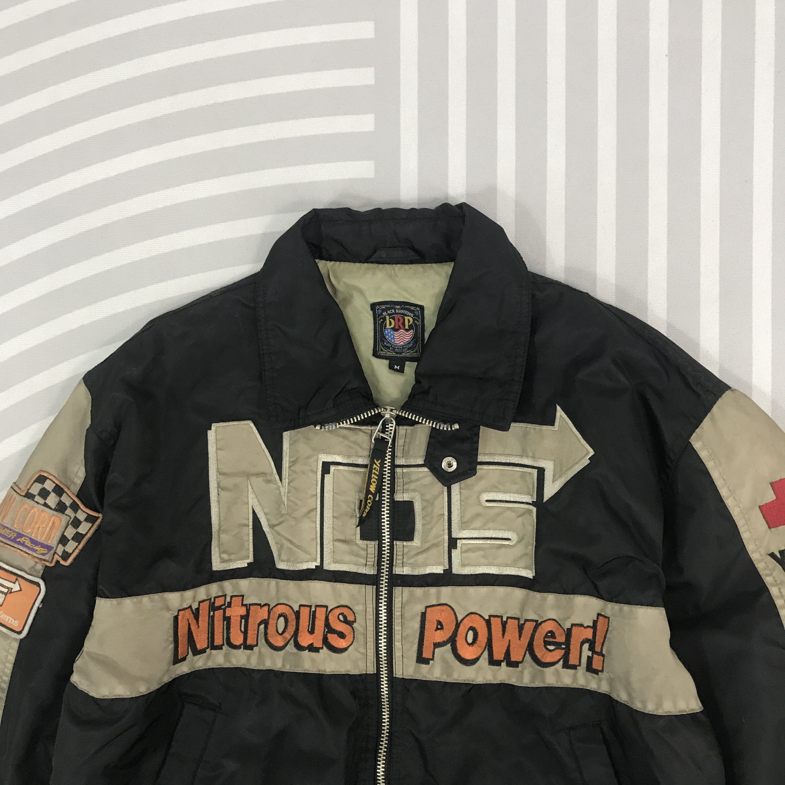 Vintage × YELLOW CORN Vintage Yellow Corn x Nitrous Power Bomber Jacket Size US M / EU 48-50 / 2 - 2 Thumbnail