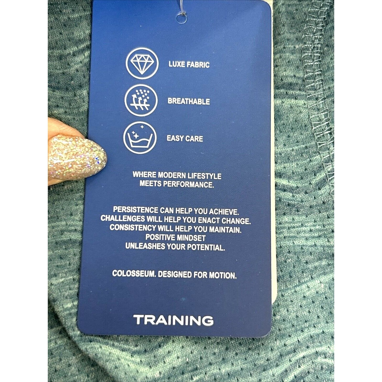Colosseum Athletics Colosseum Men’s Mesh Training Sleeveless Shirt L Blue-Green Size US L / EU 52-54 / 3 - 6 Thumbnail