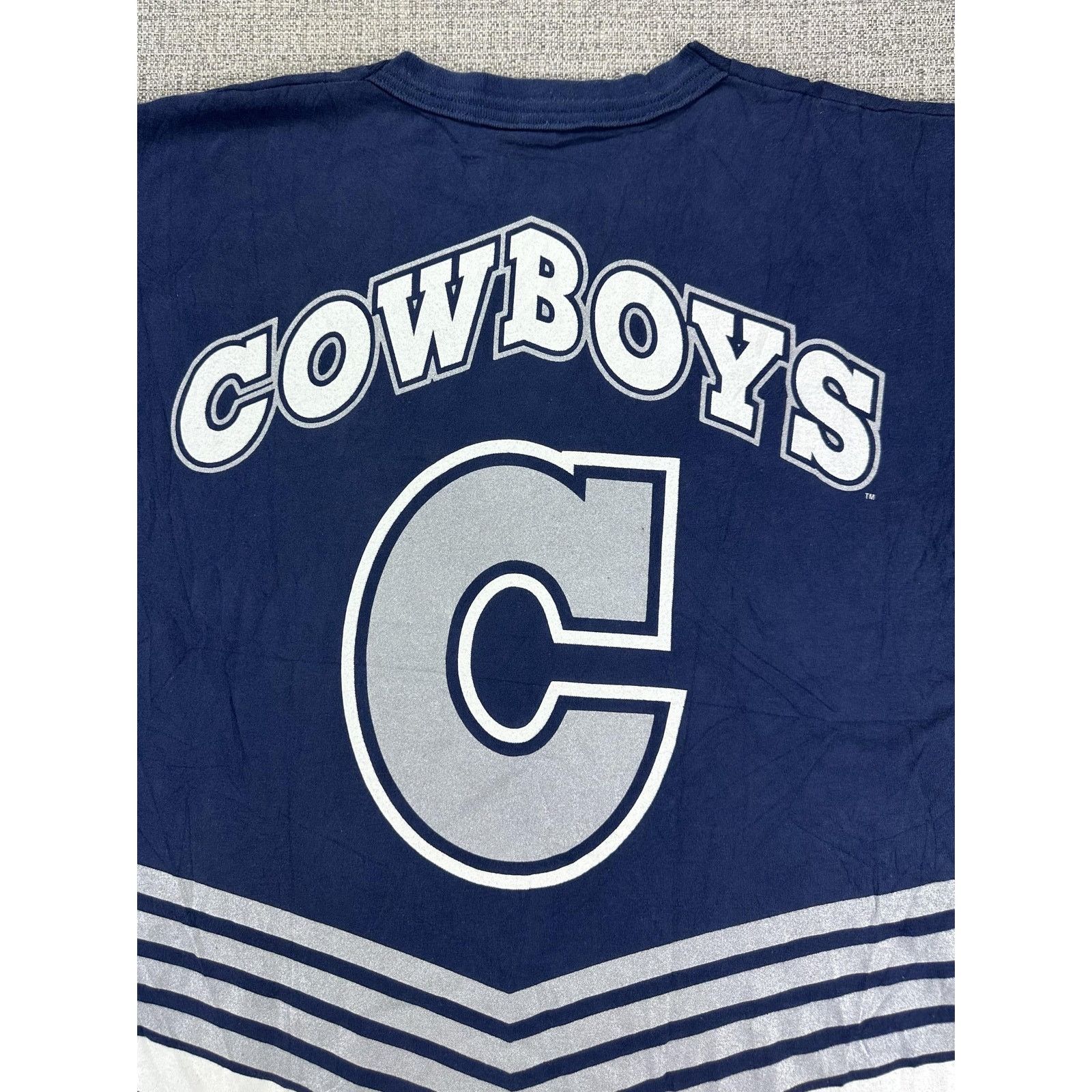 Salem Sportswear Vintage Dallas Cowboys Shirt Mens Large Blue NFL Salem Size US L / EU 52-54 / 3 - 11 Thumbnail