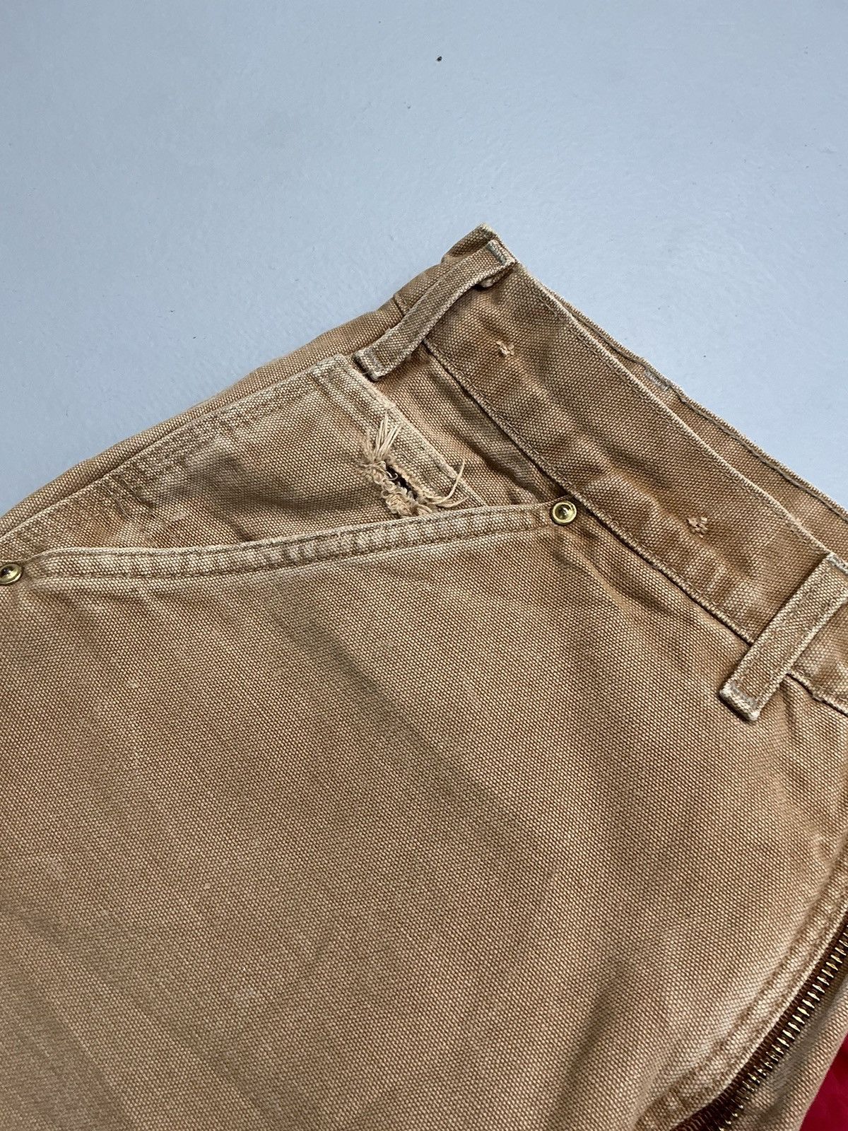 Carhartt Vintage Carhartt B10 BRN quintet line carpenter workwear Size US 32 / EU 48 - 10 Thumbnail