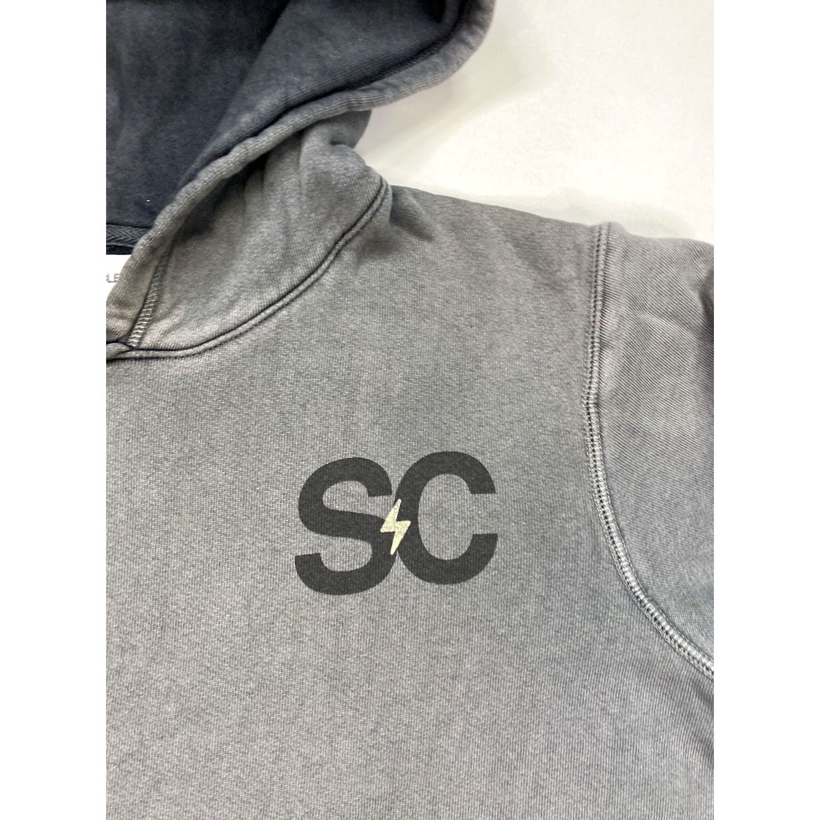 Logo 7 SoulCycle Logo Pullover Hoodie Men M Gray Hoodie, Graphic Print, Pockets, Hooded, Crew Neck, Regular Fit, Cotton Fleece, 100% Authentic, Pre Owned Size US M / EU 48-50 / 2 - 2 Thumbnail