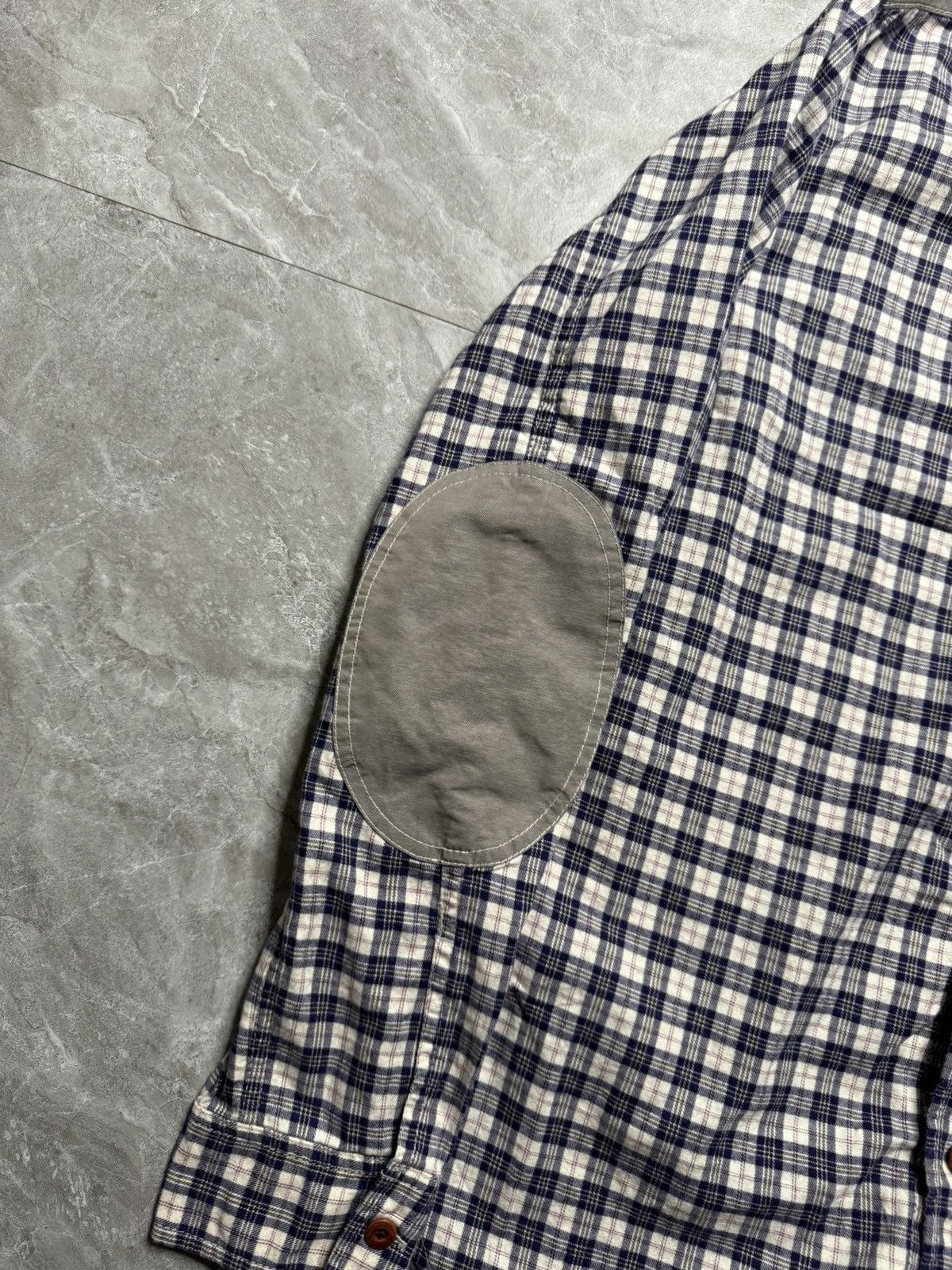 Junya Watanabe Junya Watanabe Plaid Elbow Patch Shirt Size US M / EU 48-50 / 2 - 3 Thumbnail