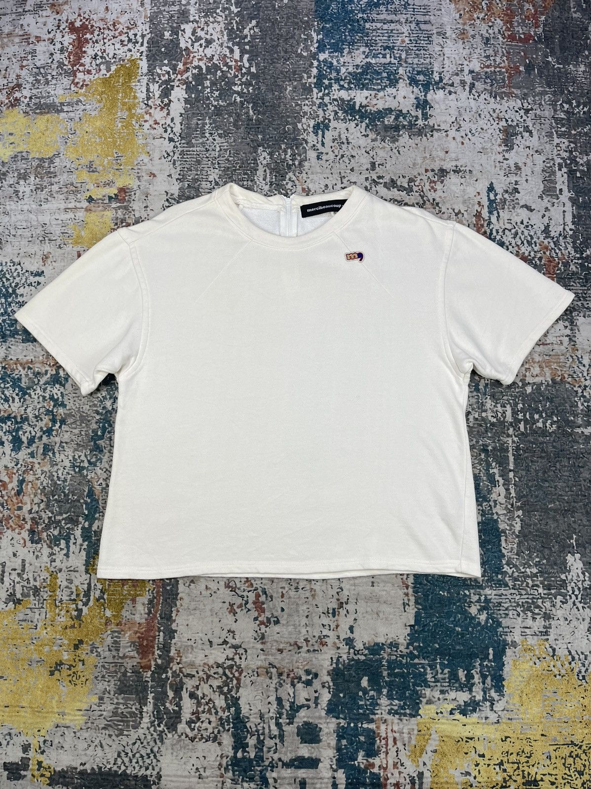 mercibeaucoup Issey Miyake Mercibeaucoup Cropped S/Sleeve Sweatshirt Size US M / EU 48-50 / 2 - 1 Thumbnail