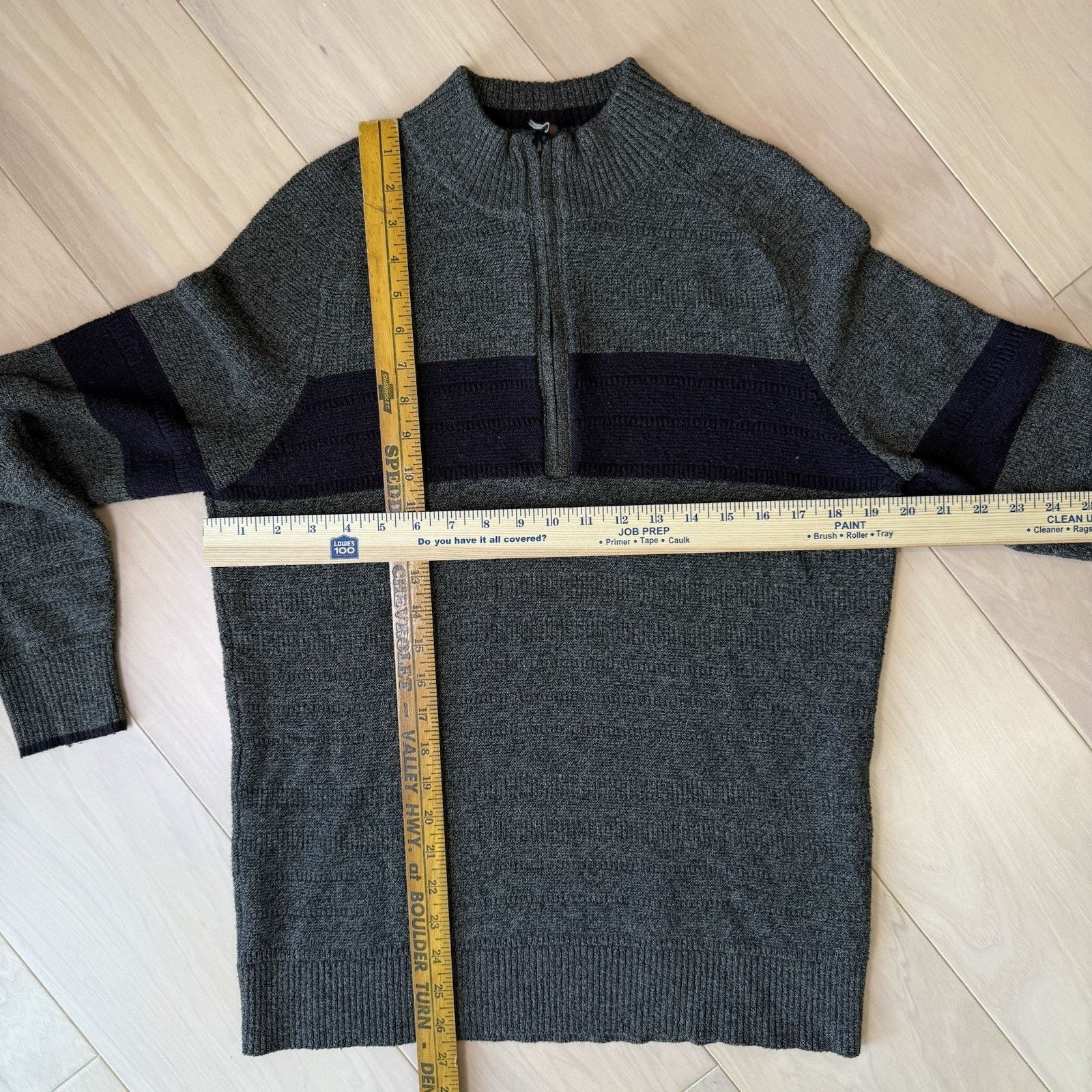 Smartwool Smartwool Ripple Ridge Stripe Half Zip Sweater Medium Brown Size US M / EU 48-50 / 2 - 2 Thumbnail