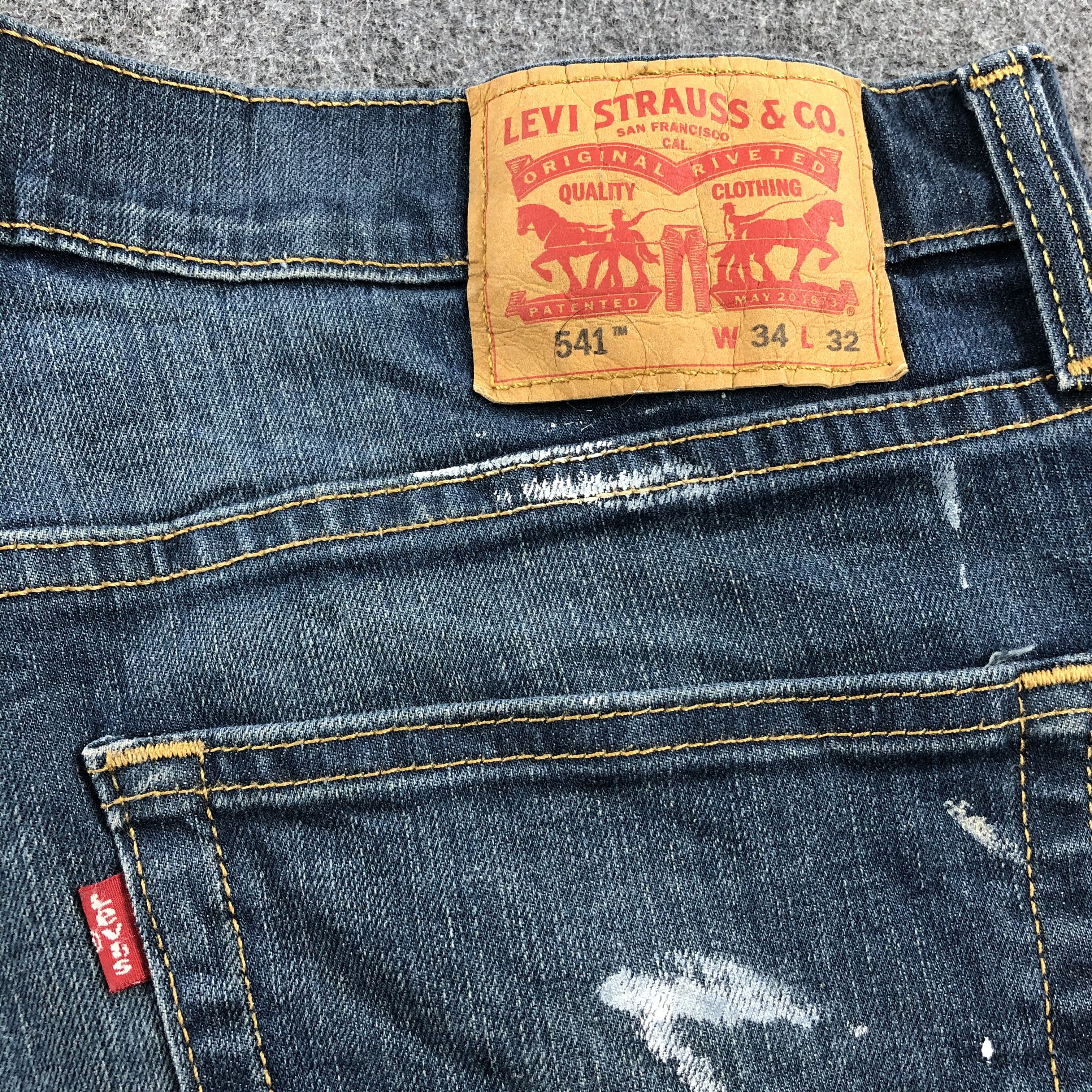 Levi's × Vintage Vintage Levis 541 Painter Jeans-JM1461 Size US 35 - 6 Thumbnail
