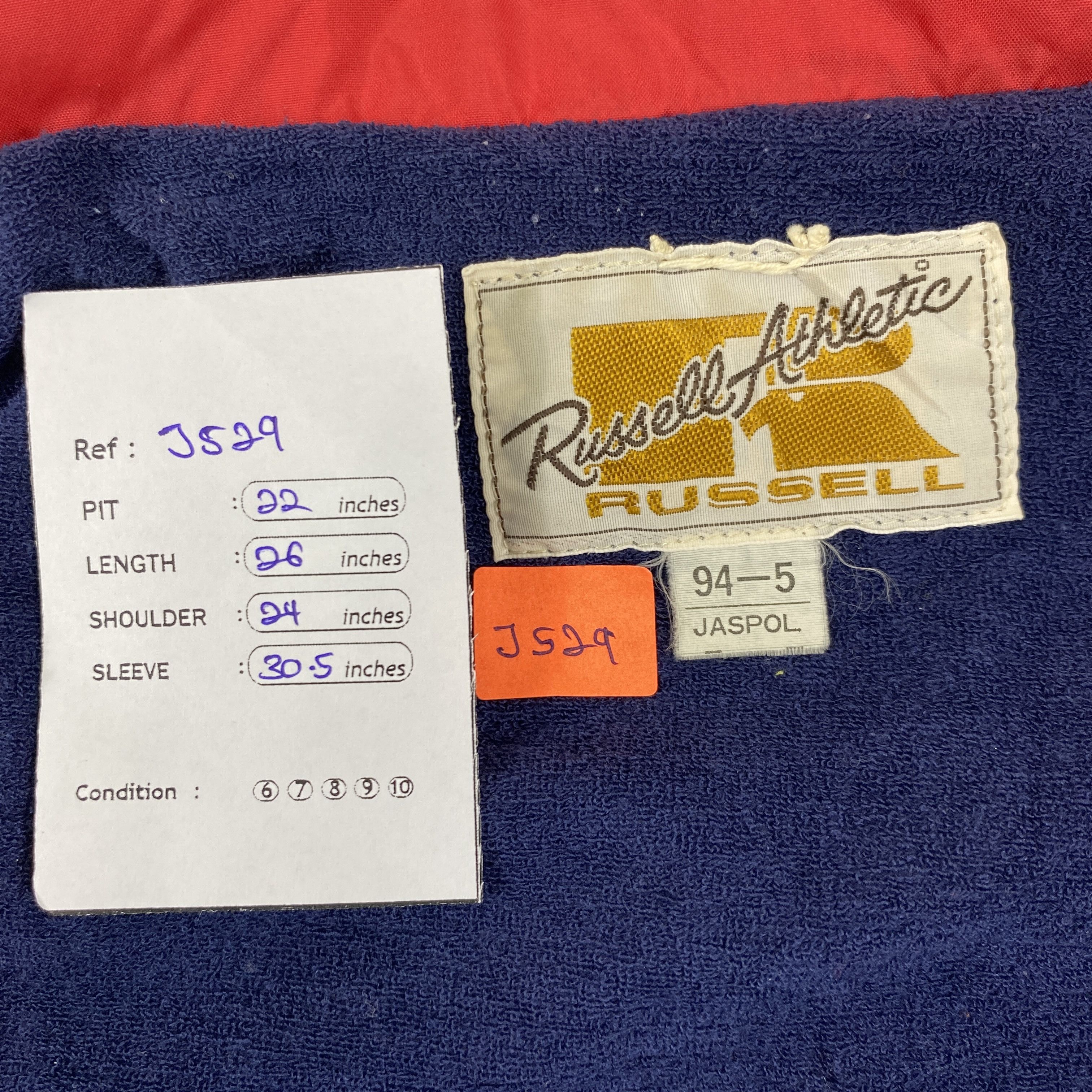 Russell Athletic Vintage Russel Athletic Light Jacket- J529 Size US M / EU 48-50 / 2 - 7 Thumbnail