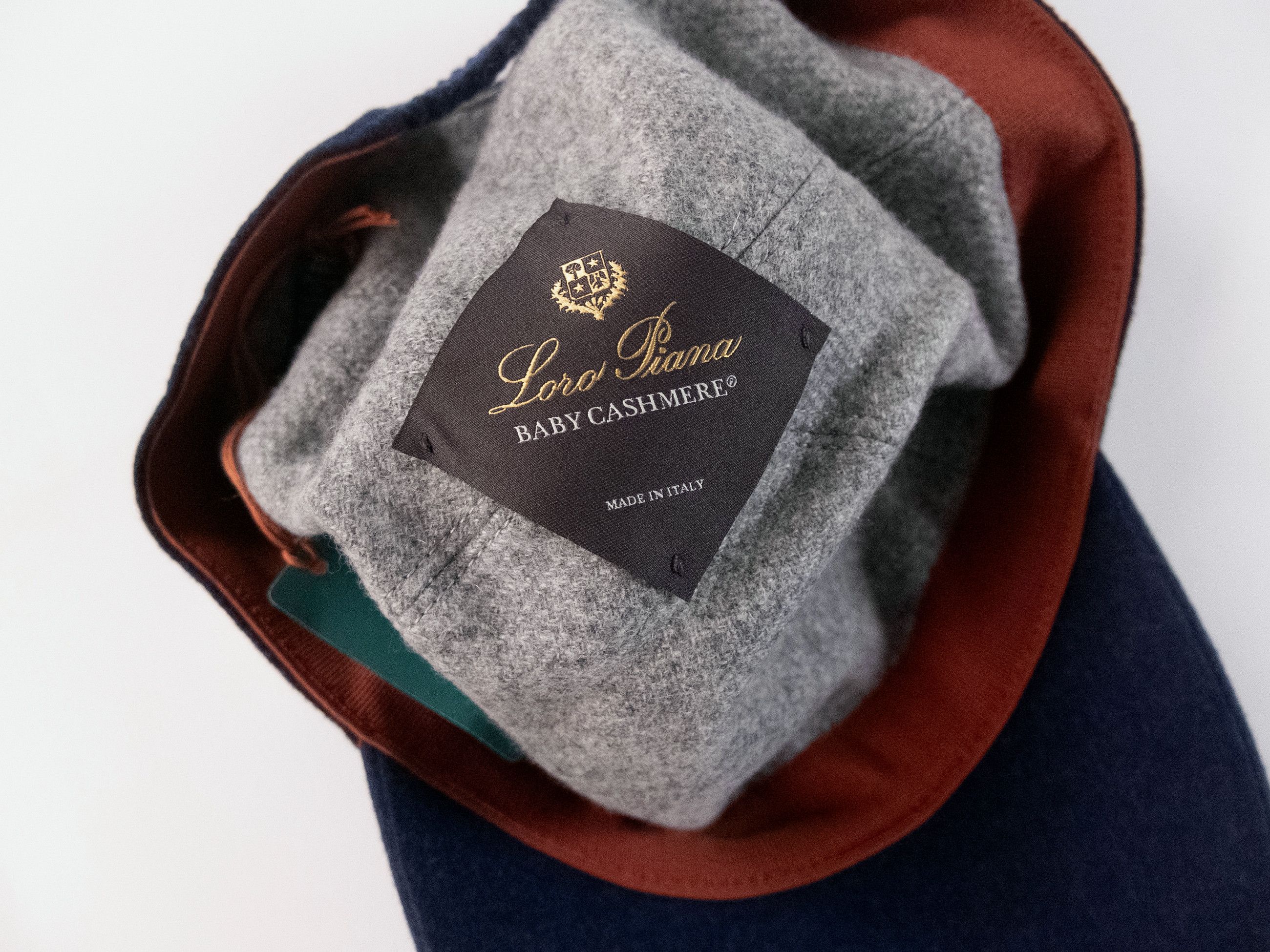 Loro Piana LORO PIANA TY navy blue baby cashmere baseball cap Large Size ONE SIZE - 8 Thumbnail
