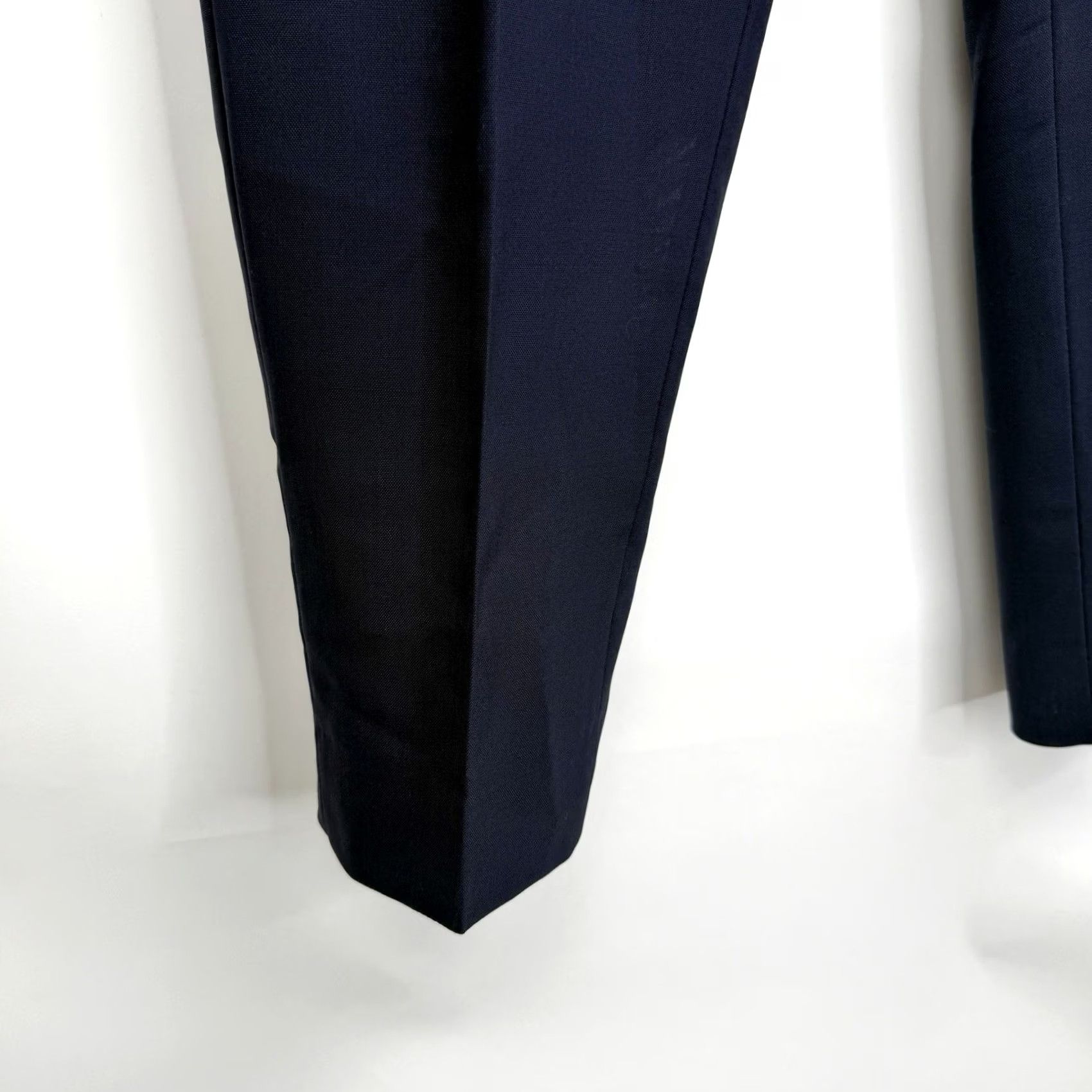 Suitsupply Suitsupply Pants Mens 36 Regular Wool Dress Pants Navy Blue 100% Wool Flat Front Zip Pockets Straight Leg City Wedding Size 36R - 5 Thumbnail