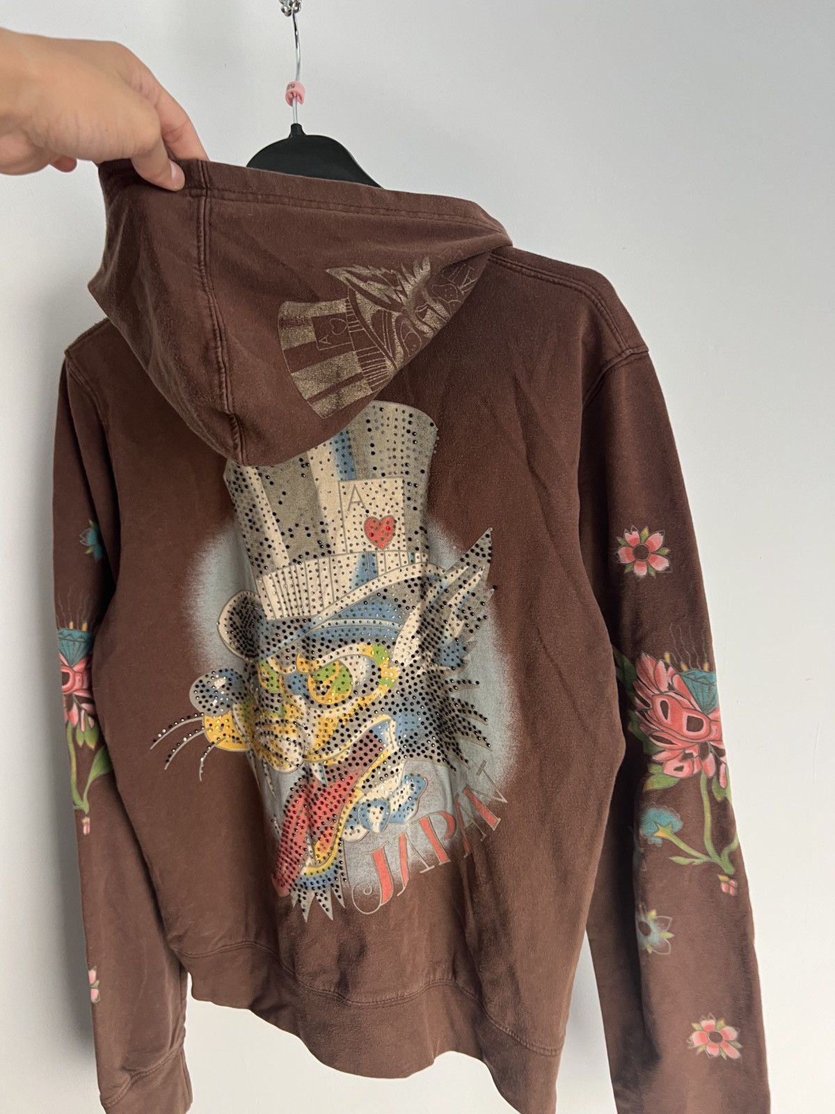 Ed Hardy Vintage y2k ed hardy zip up fur hoodie Size M / US 6-8 / IT 42-44 - 6 Thumbnail