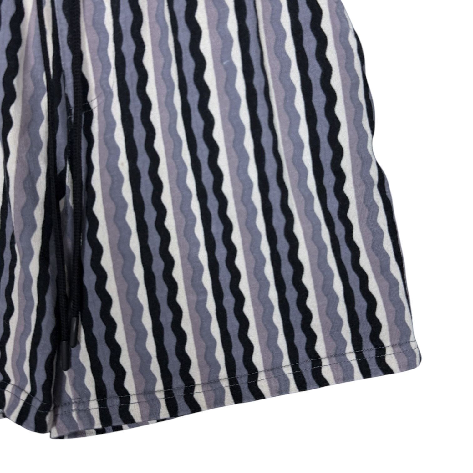 Original Paperbacks Original Paperbacks Men's S Blue Gray Striped Elastic Shorts Size US 28 / EU 44 - 6 Thumbnail