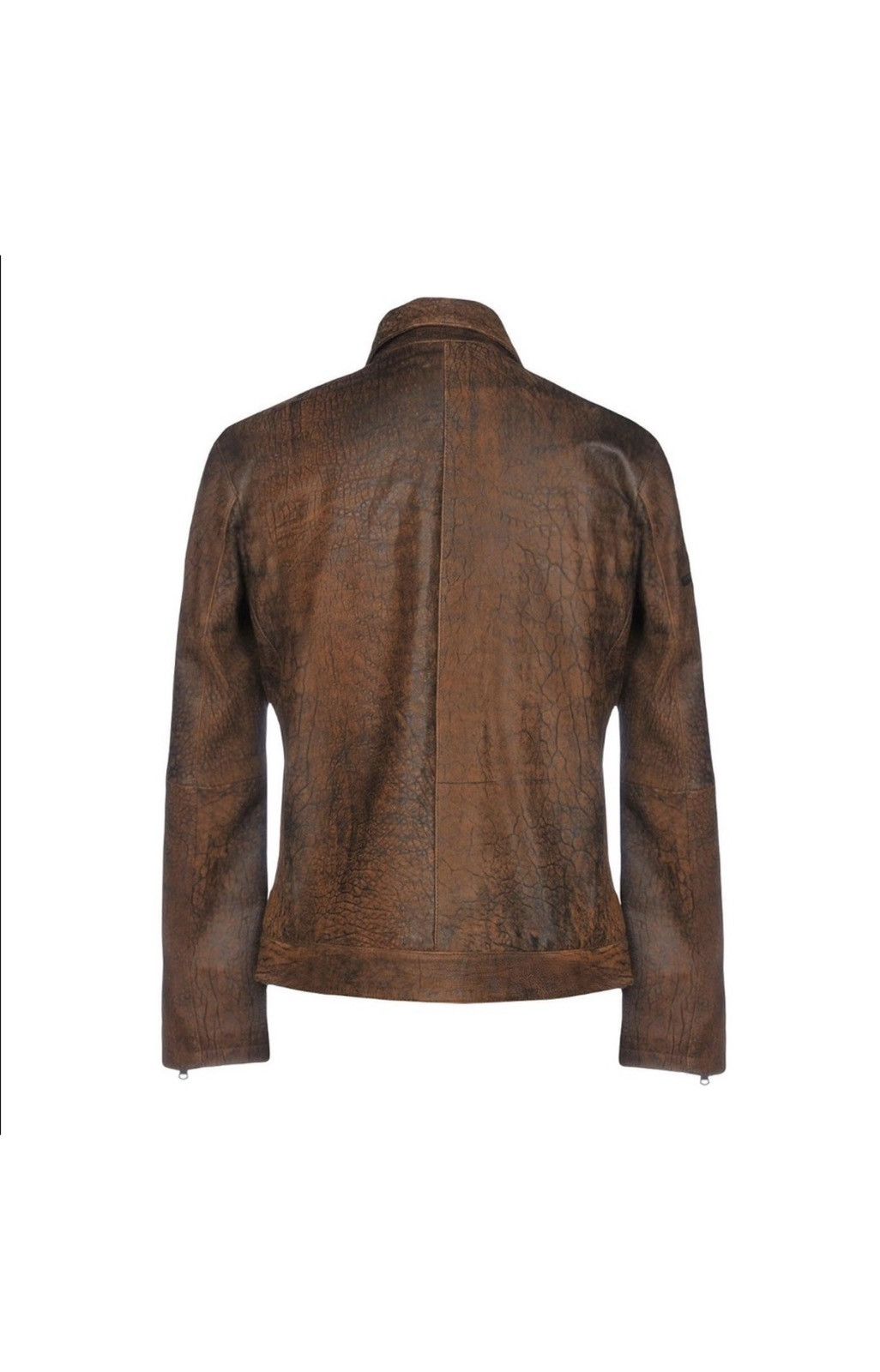 John Varvatos Distressed Leather Jacket medium . Size US M / EU 48-50 / 2 - 3 Thumbnail