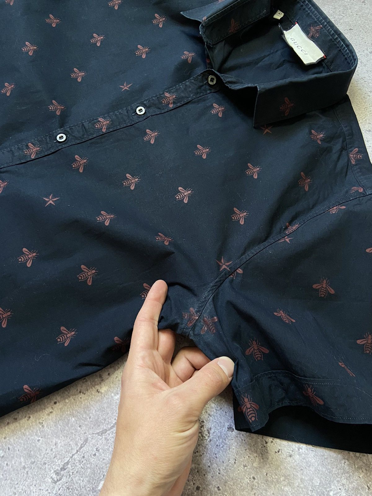Gucci Gucci Bee Logo Shirt Size US M / EU 48-50 / 2 - 6 Thumbnail