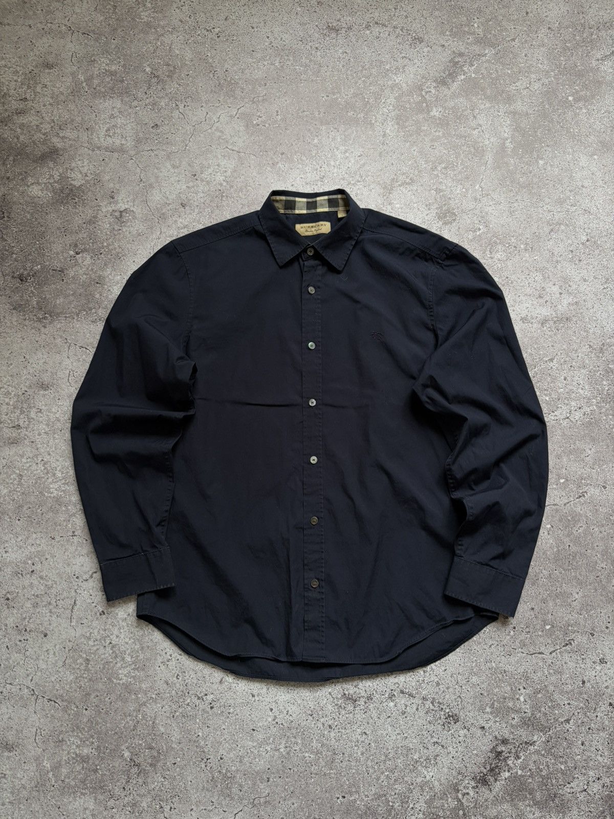Burberry London Dark Blue Classic Shirt