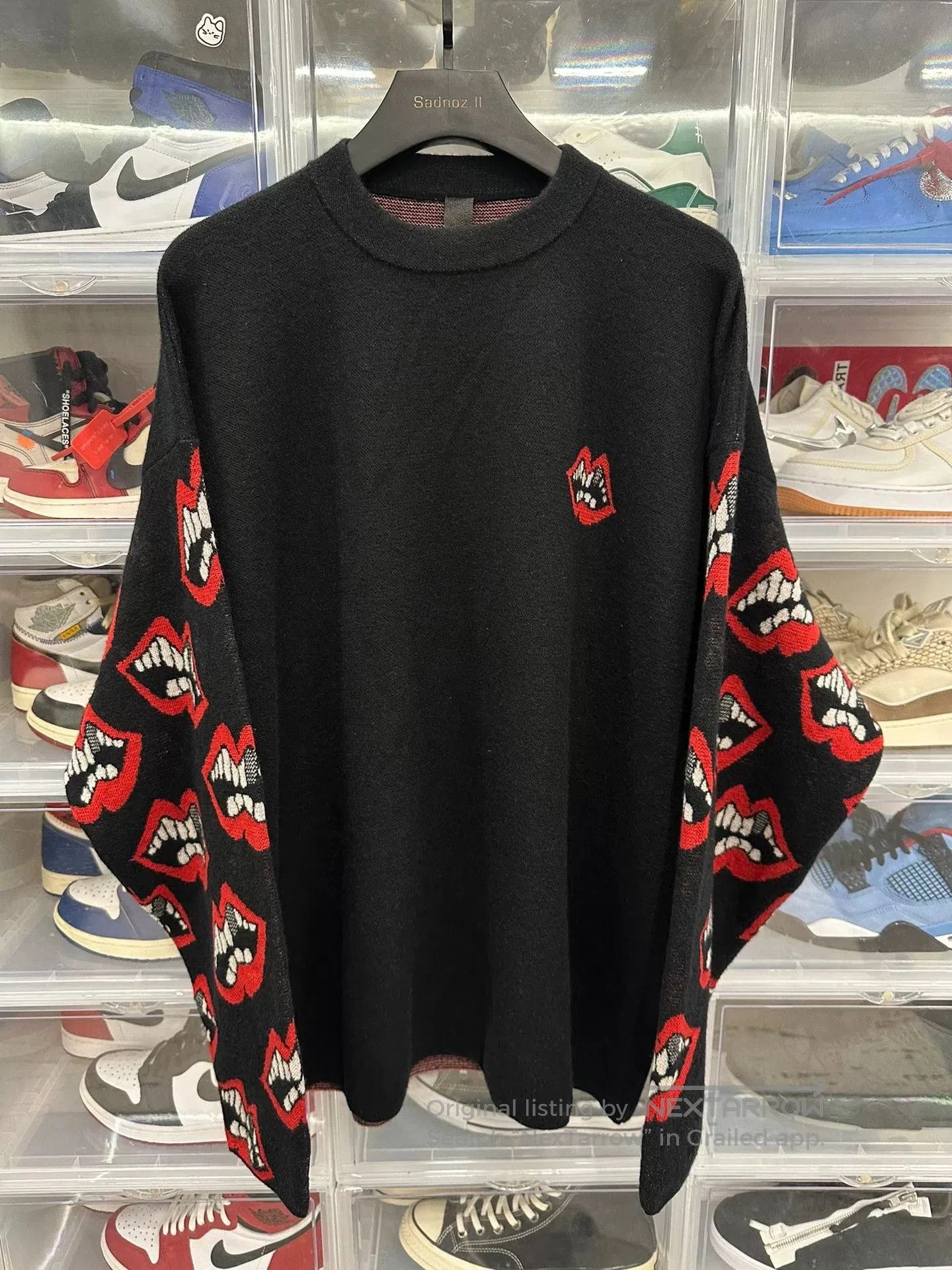 Chrome Hearts Chrome Hearts Mattyboy Red Cross Sweater. Size US XL / EU 56 / 4 - 1 Thumbnail